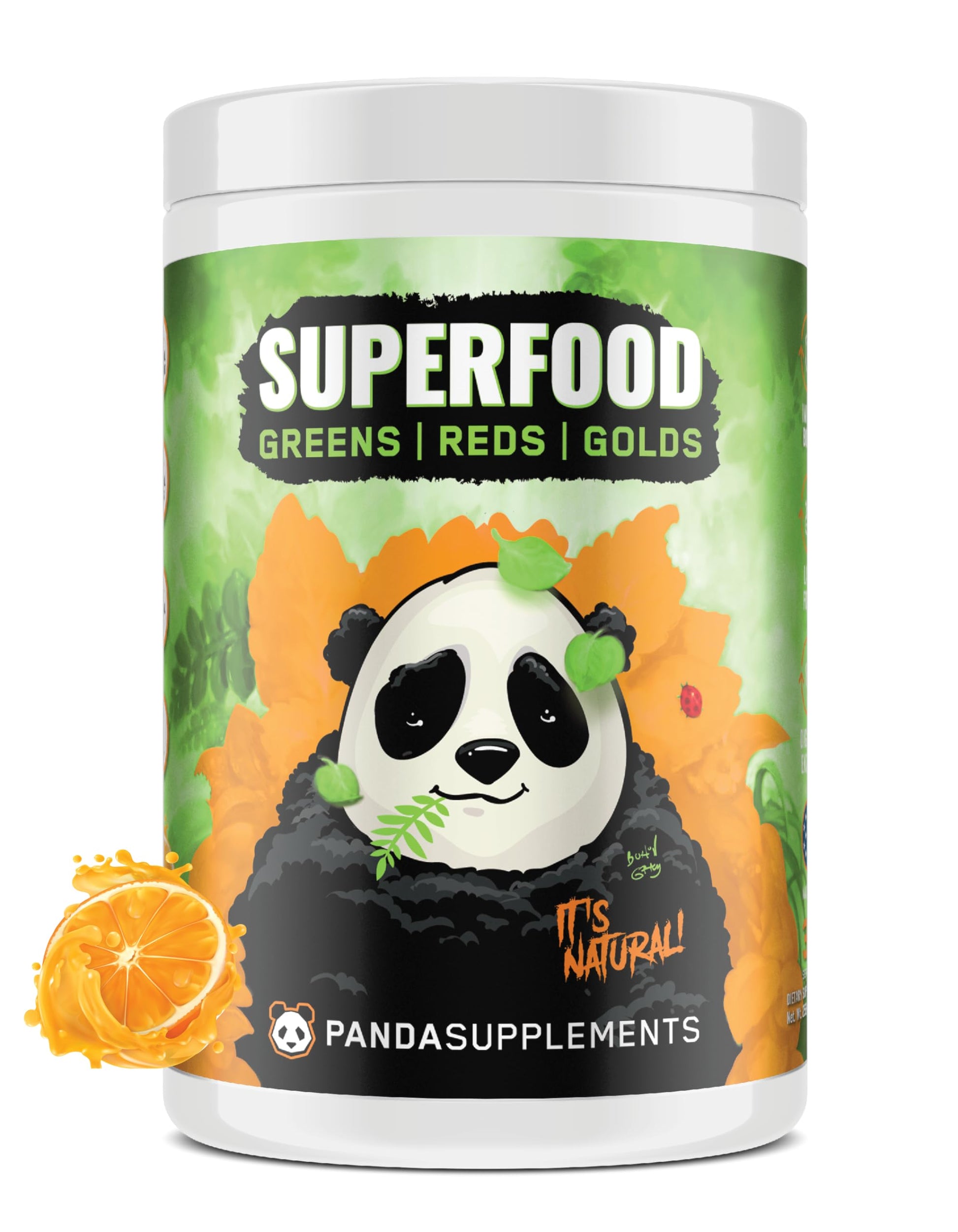 Underground Bio Labs All Natural SUPERFOOD Greens, Reds, Golds, Probiotics, Ashwagandha and Lion's Mane Powder 13.76 oz