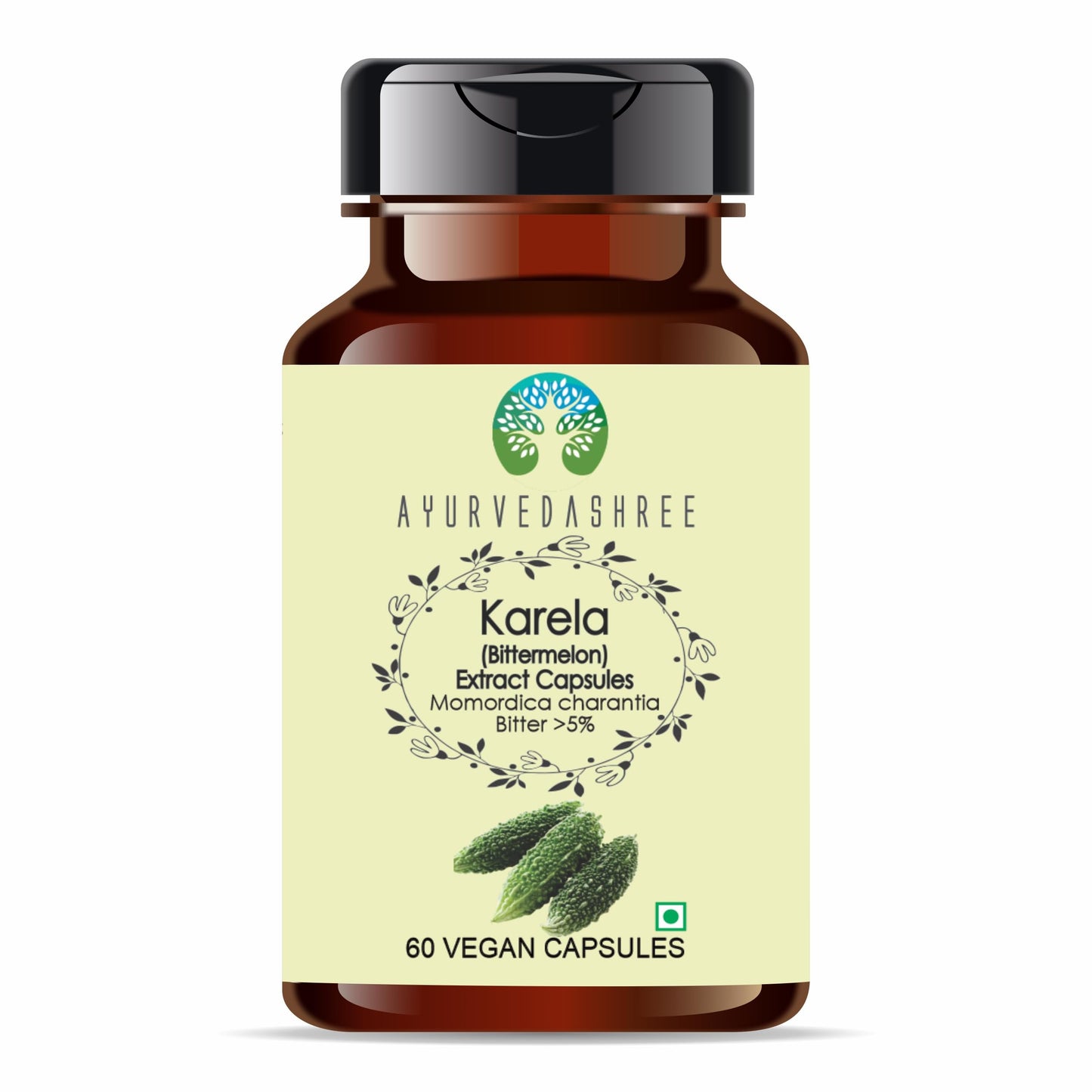 AYURVEDASHREE Karela Extract 500mg Capsules 60