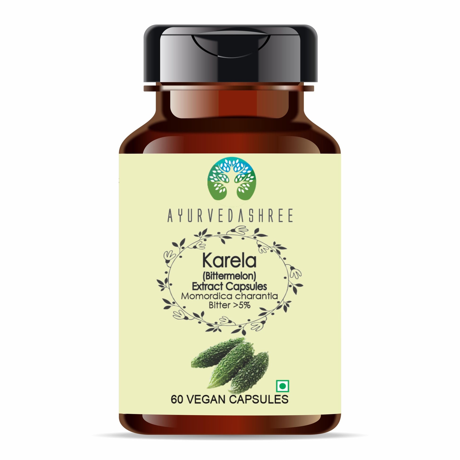 AYURVEDASHREE Karela Extract 500mg Capsules 60