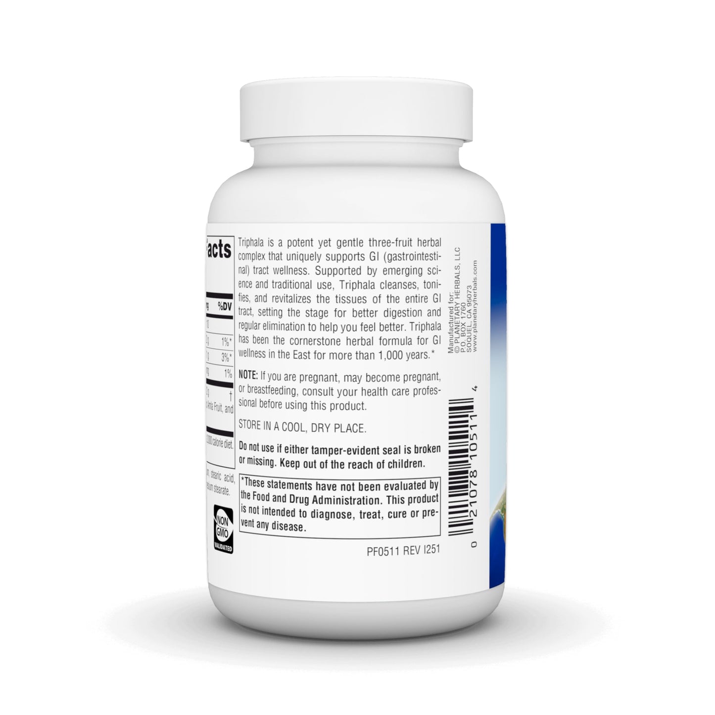 Planetary Herbals Triphala Gold 1000mg Extra Strength Ayurvedic Tablets, 120 Tablets