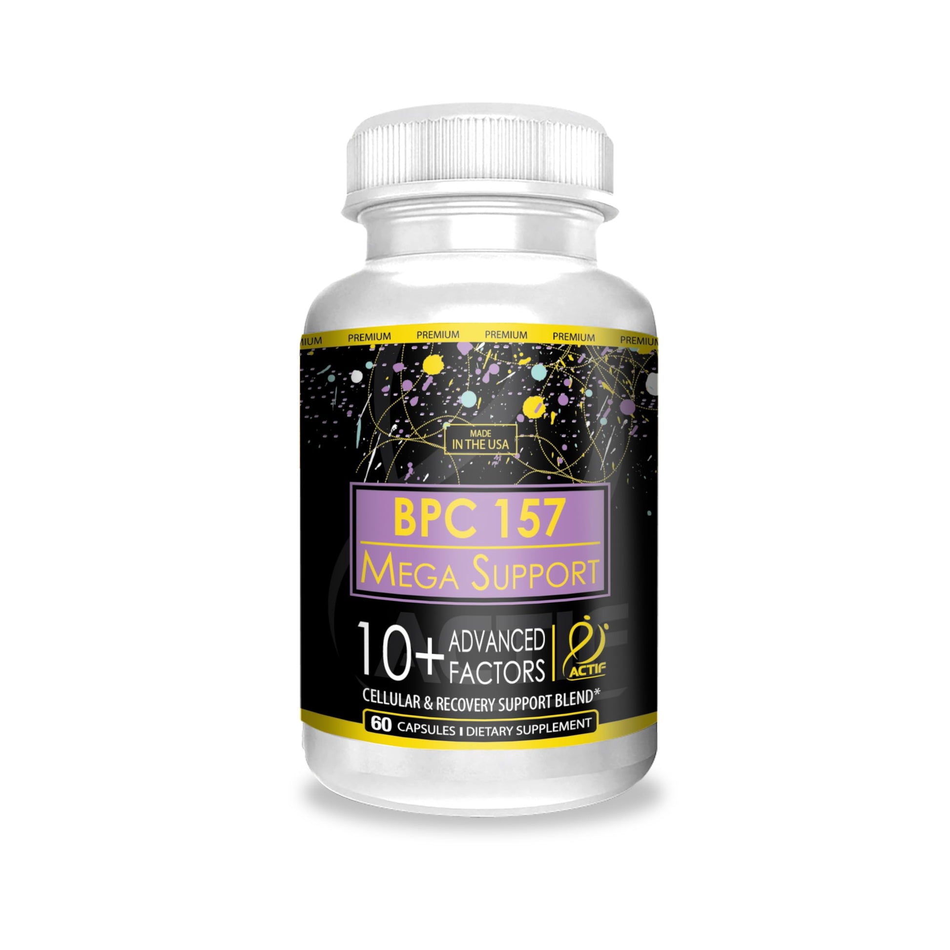 ACTIF BPC 157 with 10+ Advanced Factors Capsules 60 Count