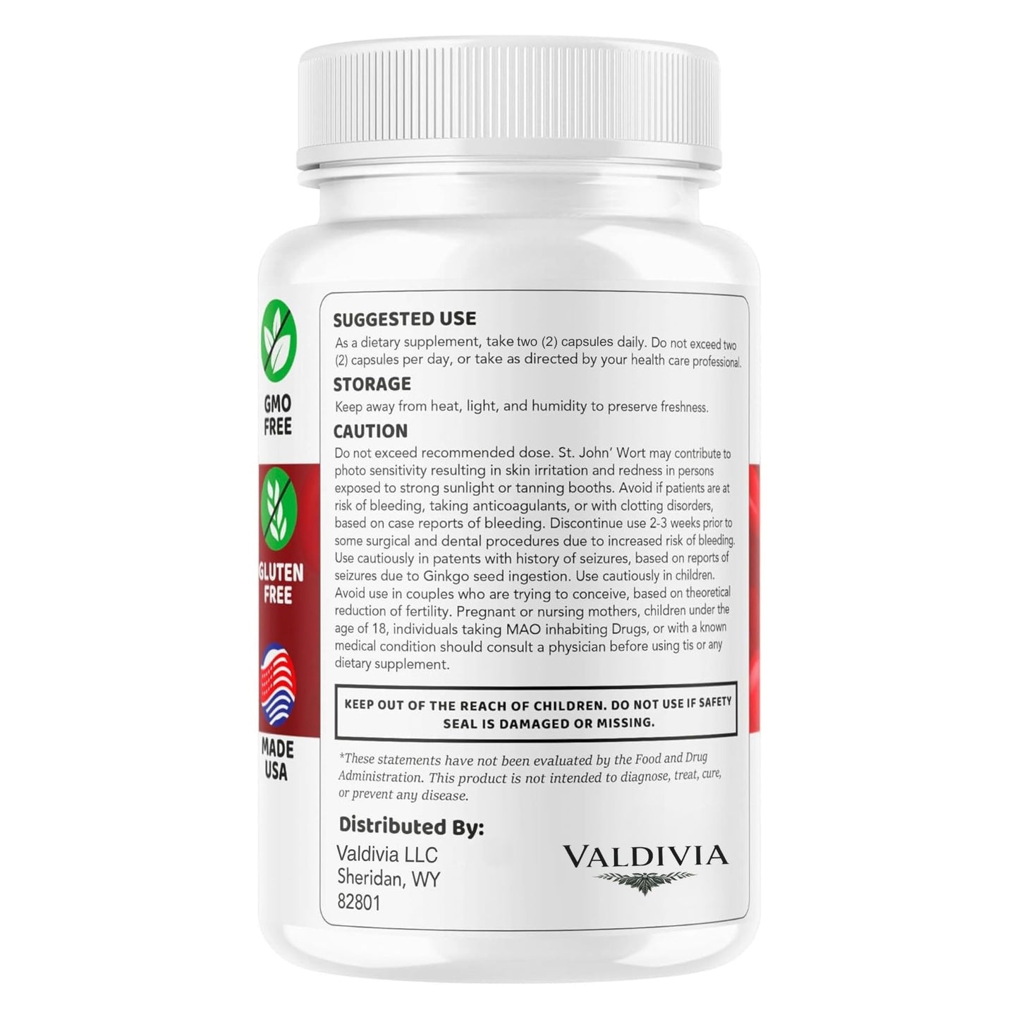 Valdivia Super Flow Glycogen, 60 Capsules