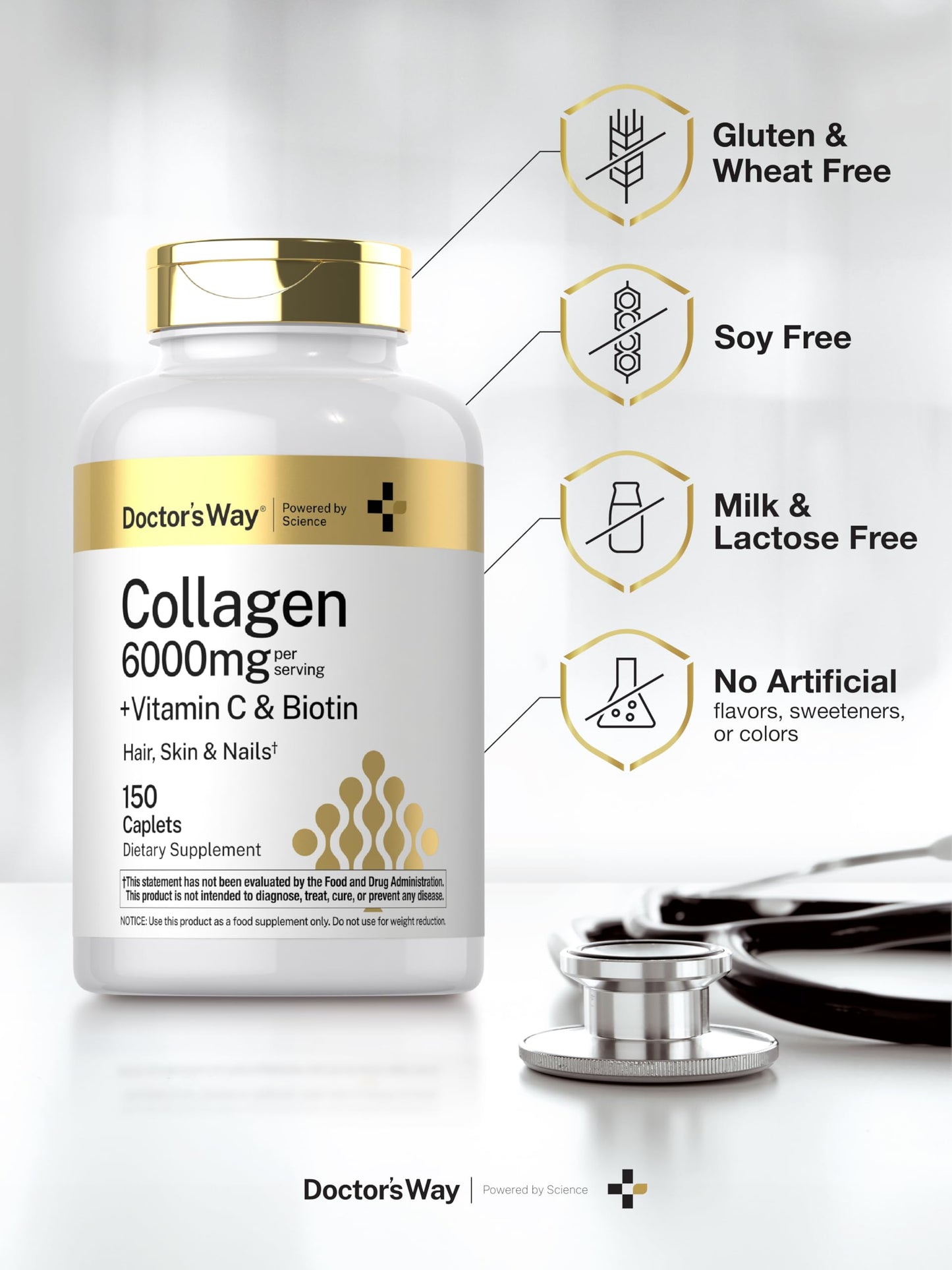 Doctor's Way Collagen Complex Caplets 150 Count
