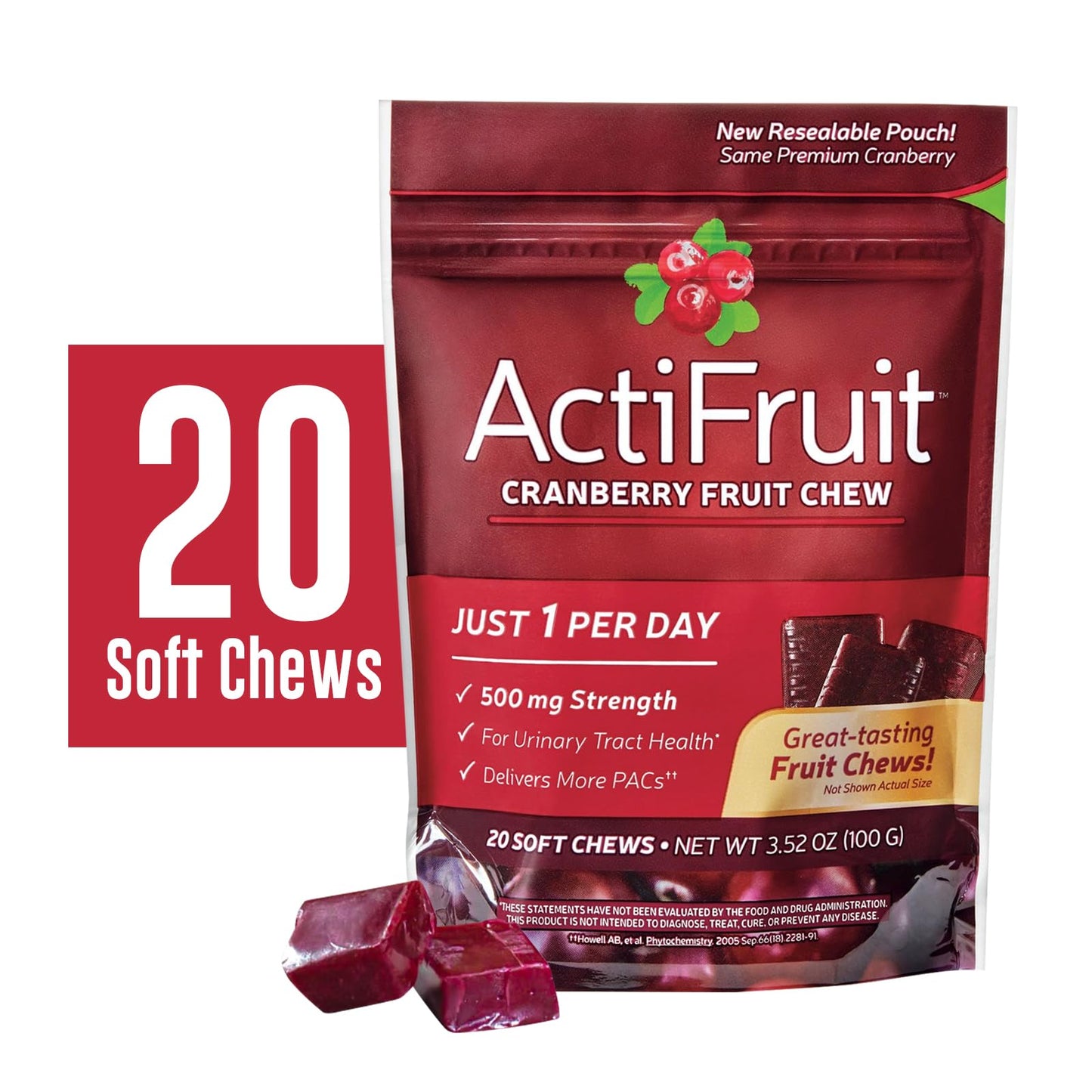 Enzymatic Therapy ActiFruit Chewables, 60 Count