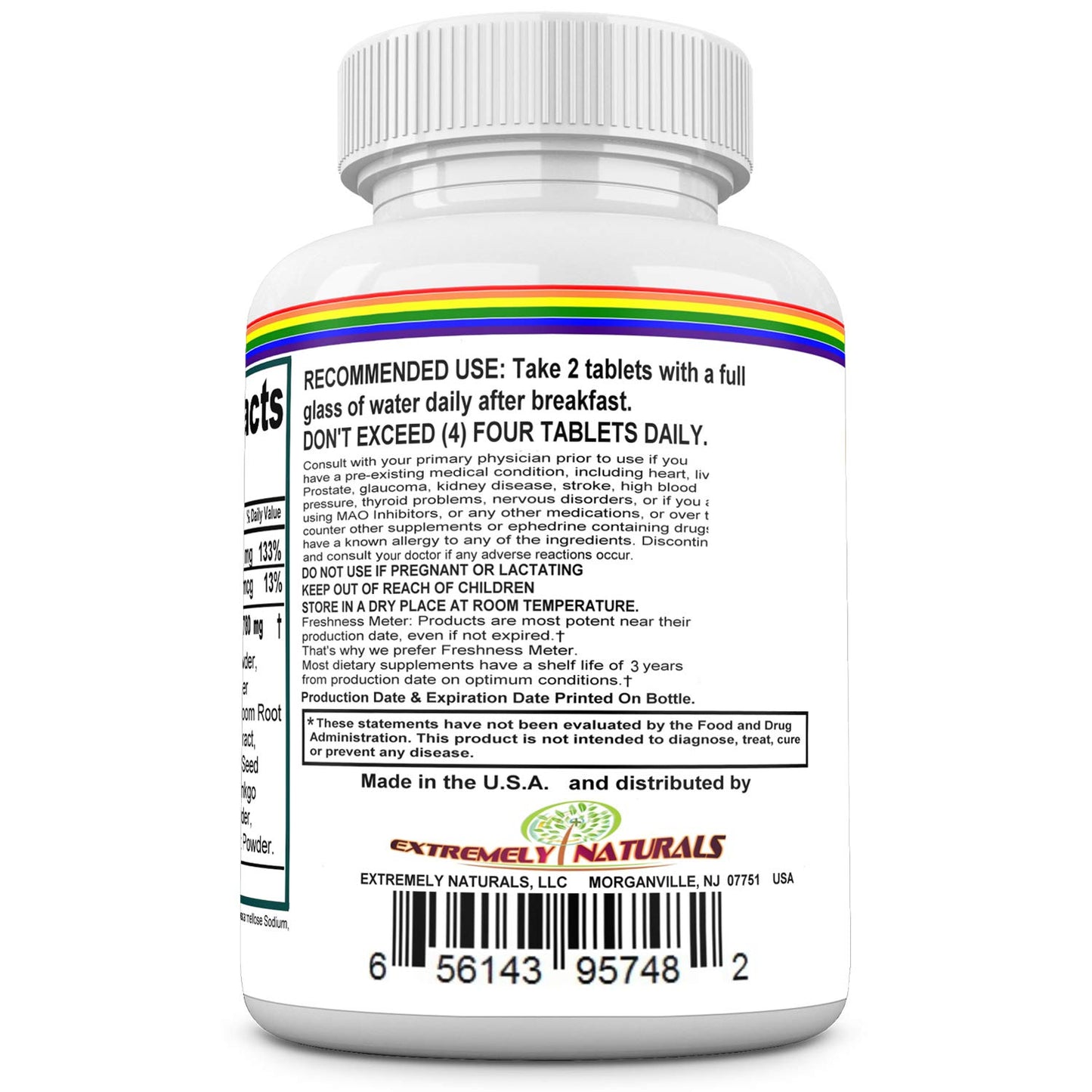 EXTREMELY NATURALS HEMOAWAY Natural Hemorrhoid Vitamins, Piles & Anal Fissure Relief, 60 Tablets