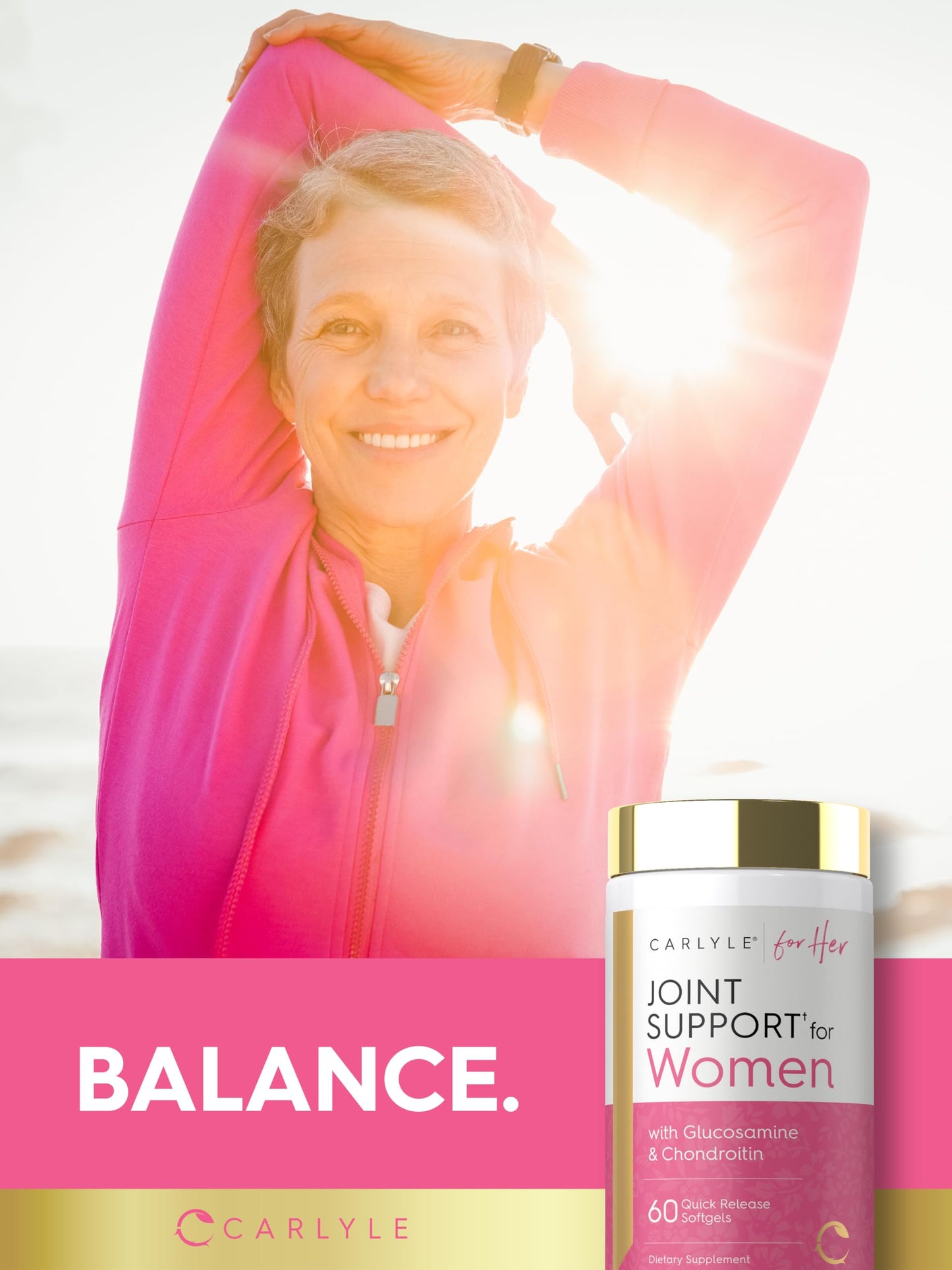 Carlyle Joint Support for Women Softgels 60 Count