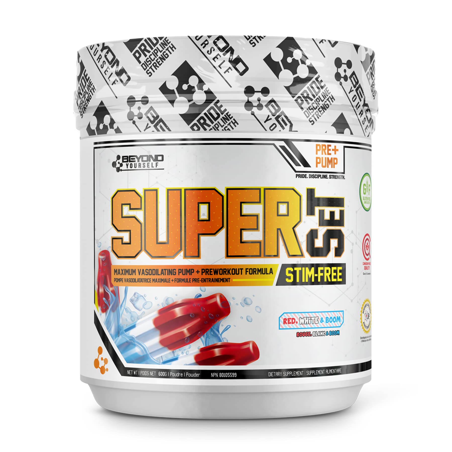 Beyond Yourself SuperSET Stim-Free Pre-Workout Powder 1.32 Pound