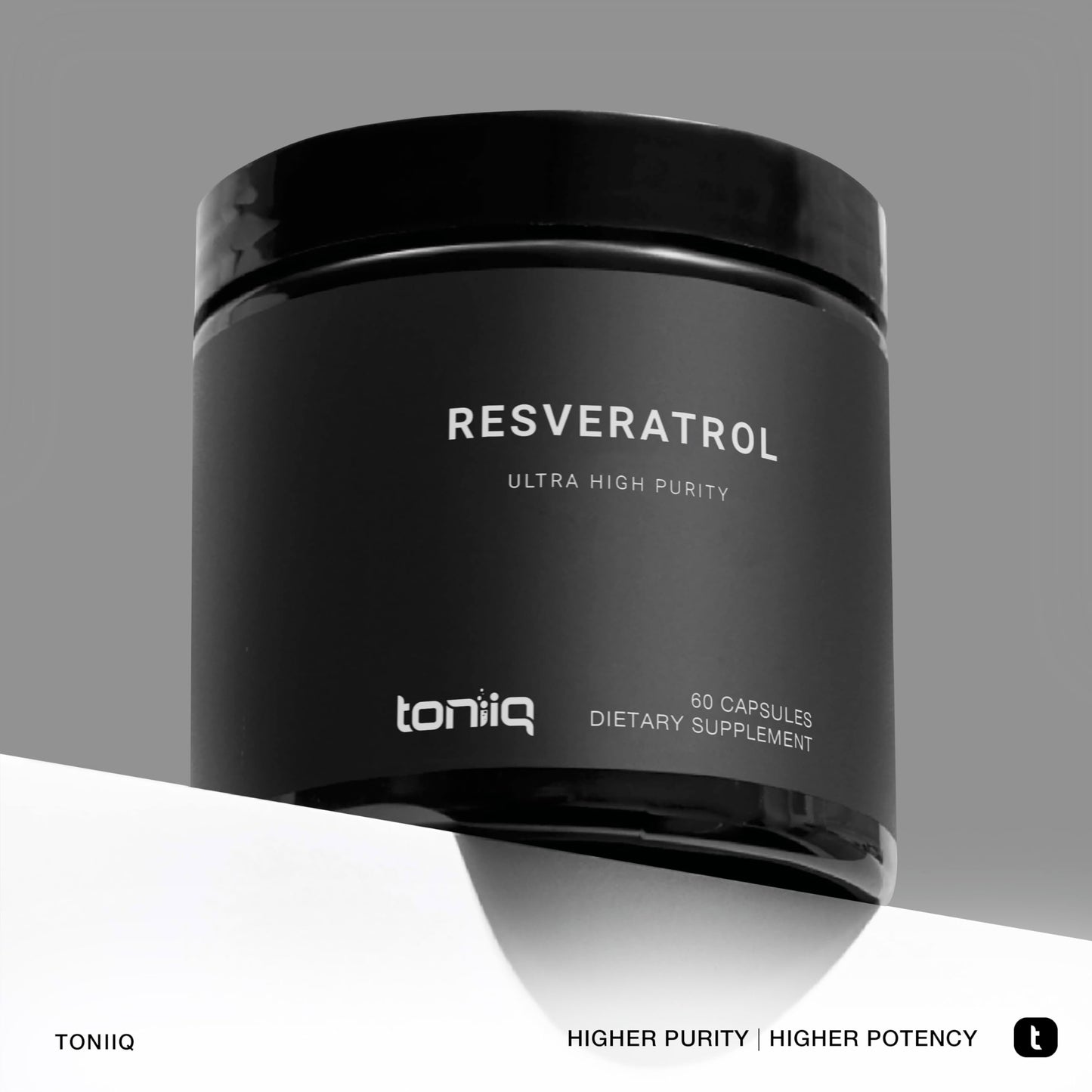 Toniiq Ultra High Purity Resveratrol Capsules, 60 Capsules