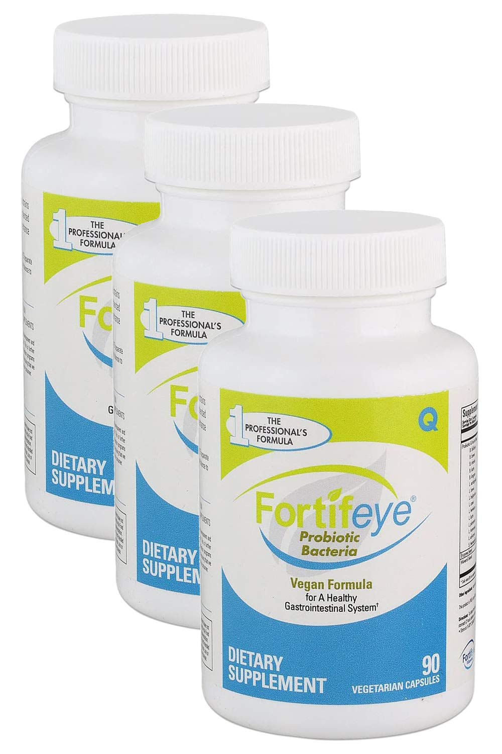Fortifeye Vitamins Probiotic Bacteria Vegan Supplement with Digestive Enzymes Capsule 270