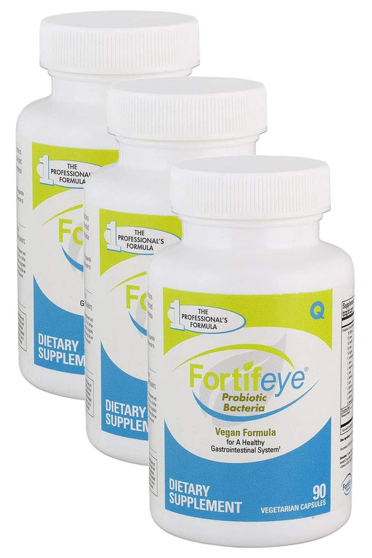 Fortifeye Vitamins Probiotic Bacteria Vegan Supplement with Digestive Enzymes Capsule 270