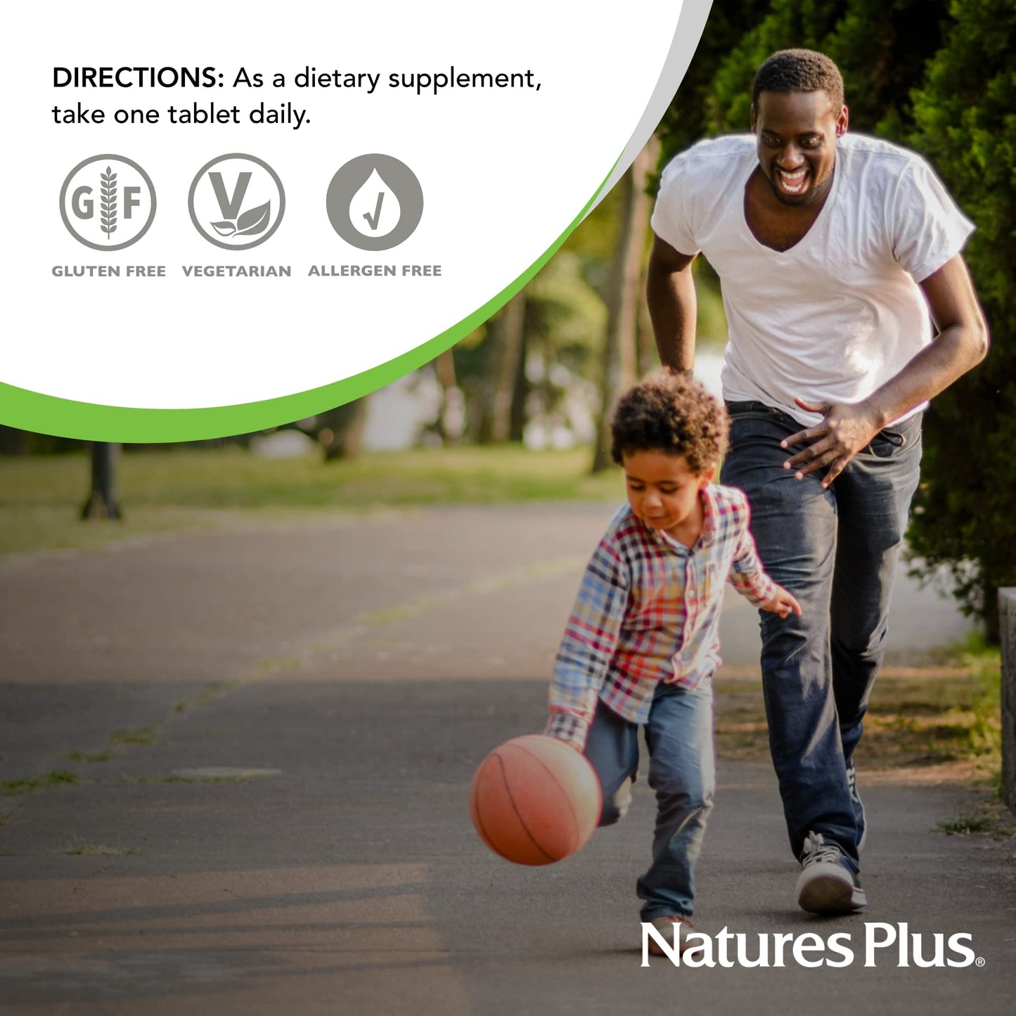 NaturesPlus Biotin & Folic Acid (Folate) 30 Sustained Release Tablets