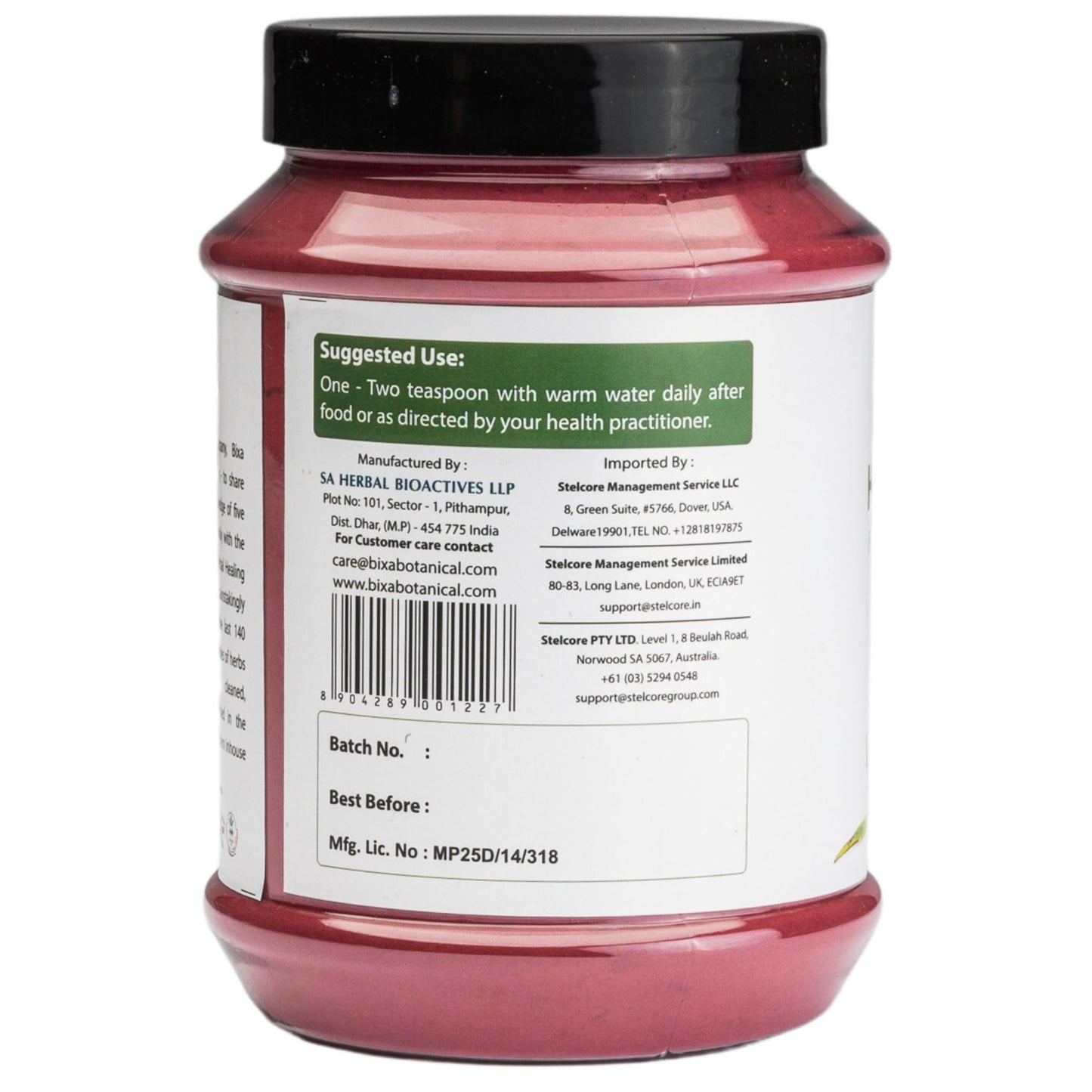 bixa BOTANICAL Hibiscus Powder 16 Ounces