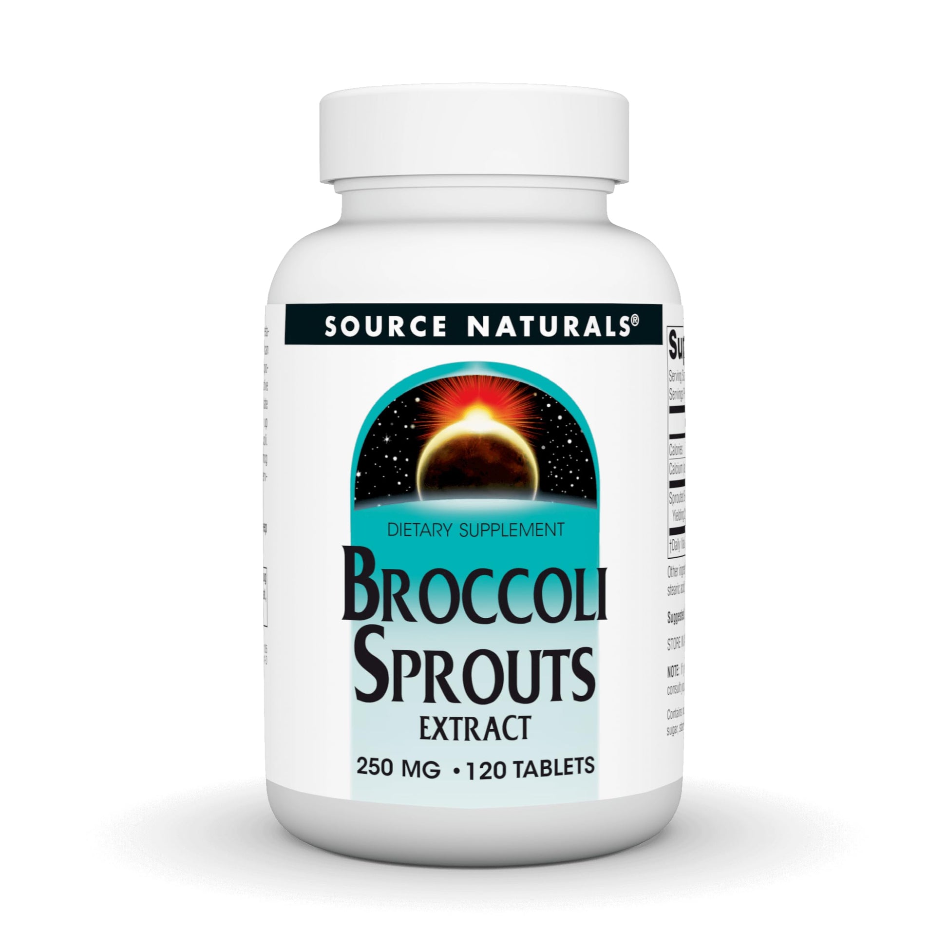 Source Naturals Broccoli Sprouts Extract 250 mg Tablet, 120 Count