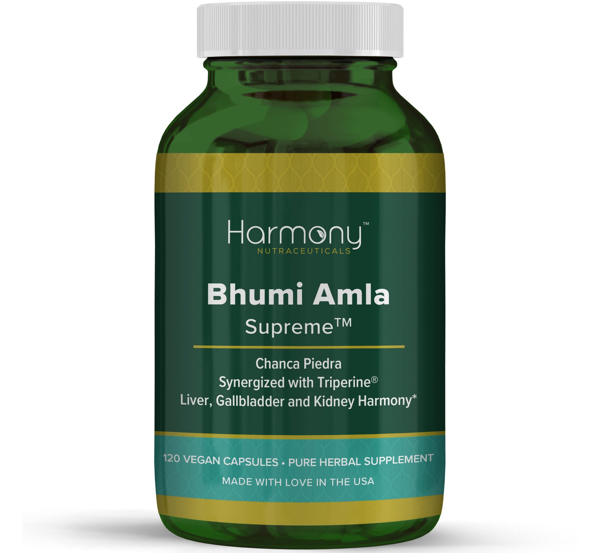 Harmony Nutraceuticals Bhumi Amla Supreme Chanca Piedra Capsules, 120 Count