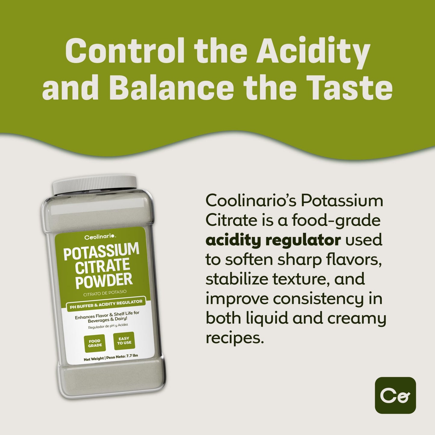 Coolinario Potassium Citrate Powder 123.2