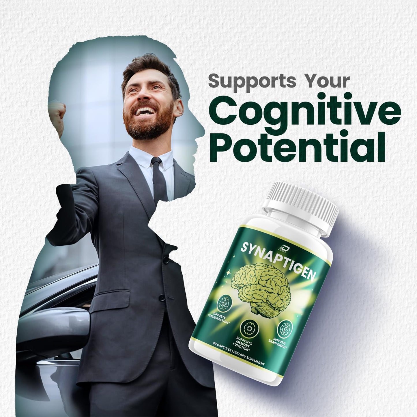 Indelo Synaptigen Supplement Capsules, 180 Capsules