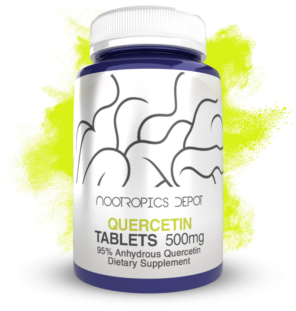Nootropics Depot Quercetin 500mg Tablet, 120 Count