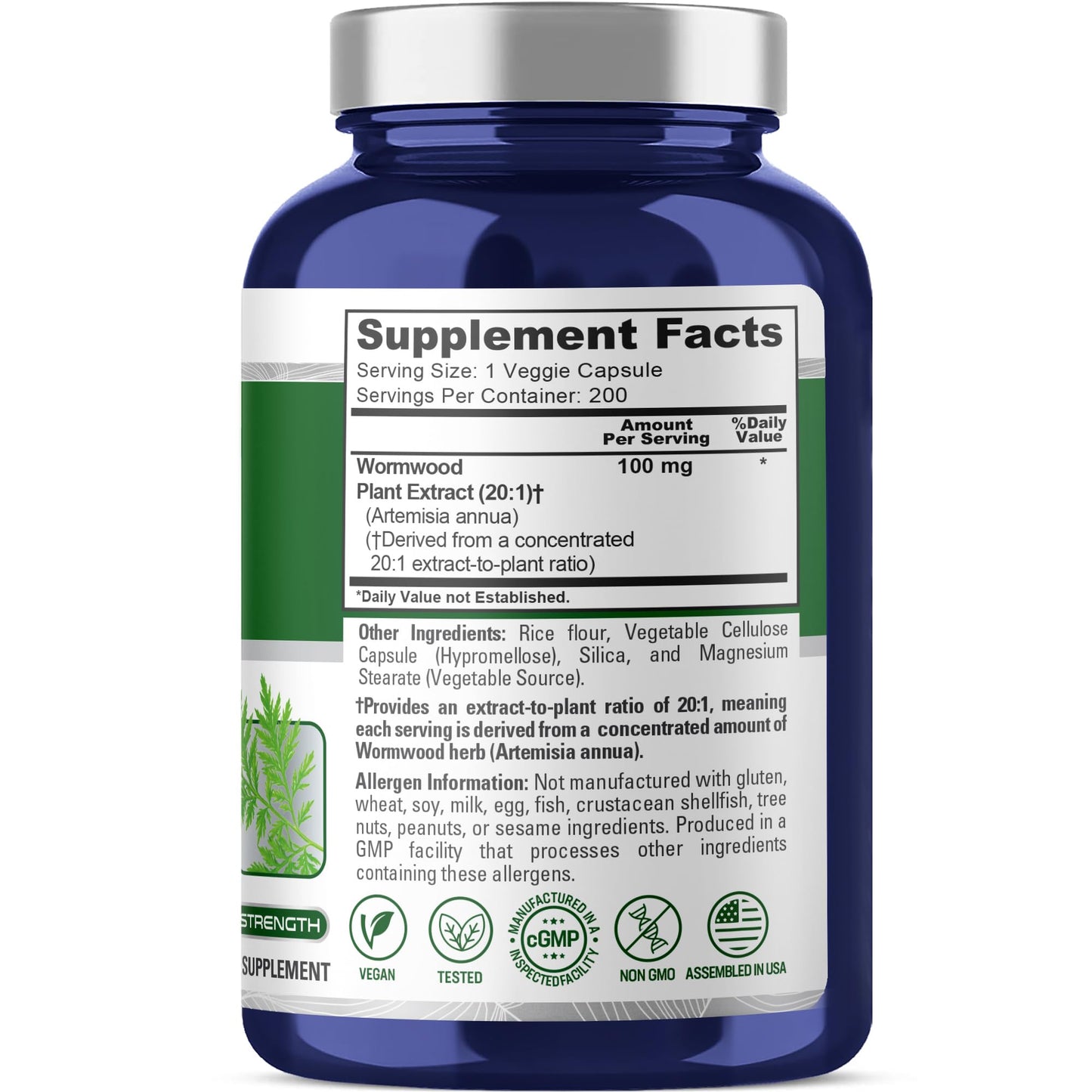 NusaPure Wormwood Capsules 200