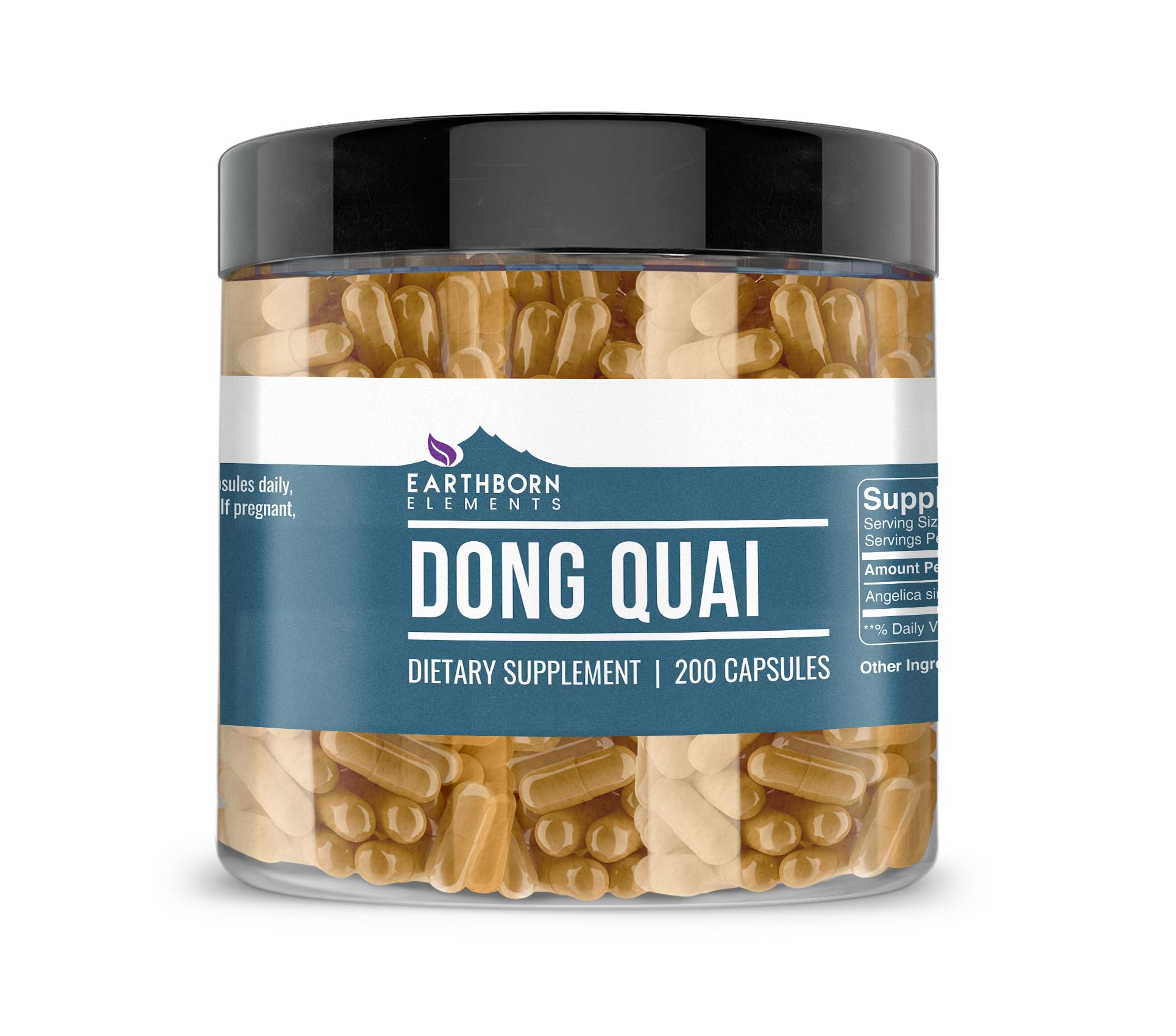 Earthborn Elements Dong Quai Capsules 200