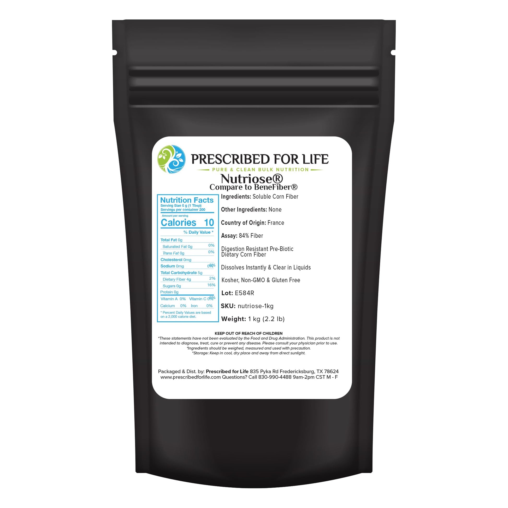 Prescribed For Life Nutriose Powder, 35.274 oz