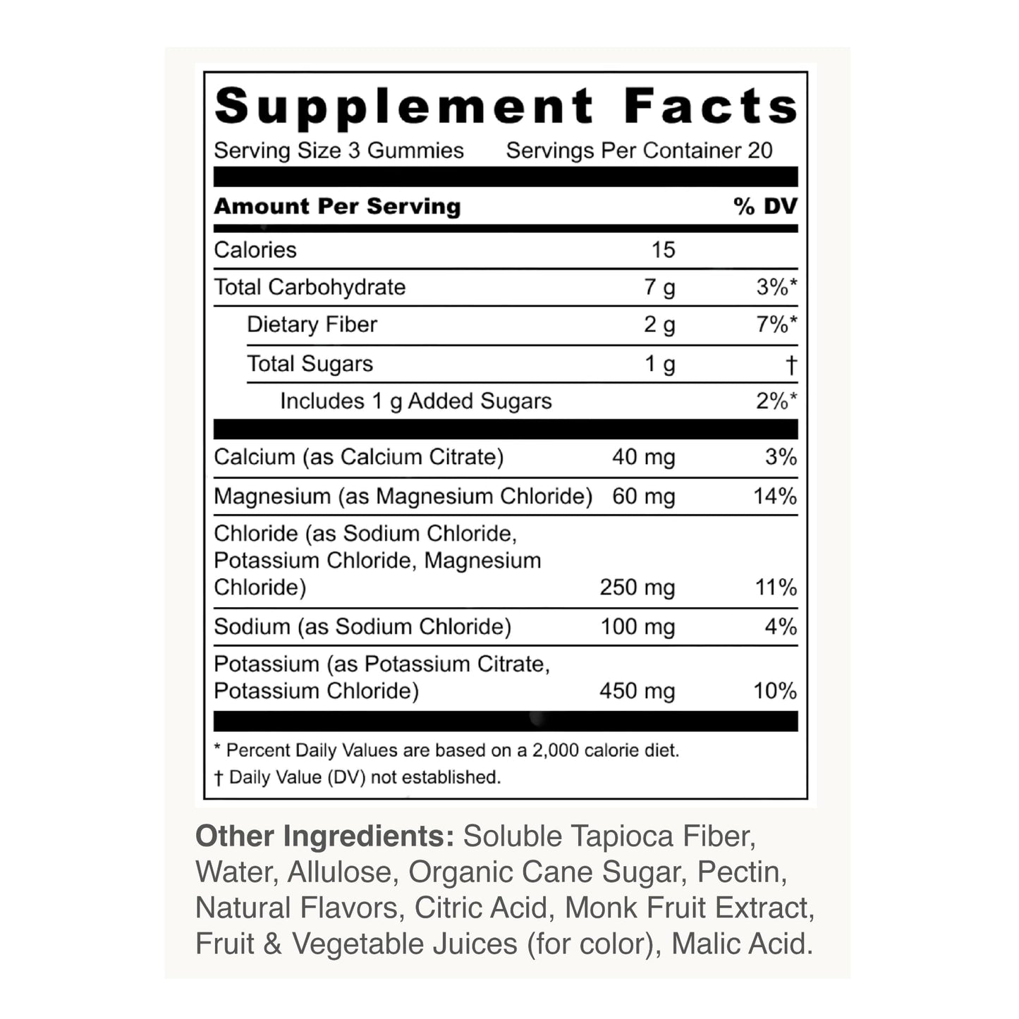 Solazo Hydration Gummies Agua Fresca Electrolyte Gummies with Potassium, Sodium, Magnesium, Calcium & Chloride, Vegan Gluten Free Non-GMO, Sandia Watermelon, 60 Count