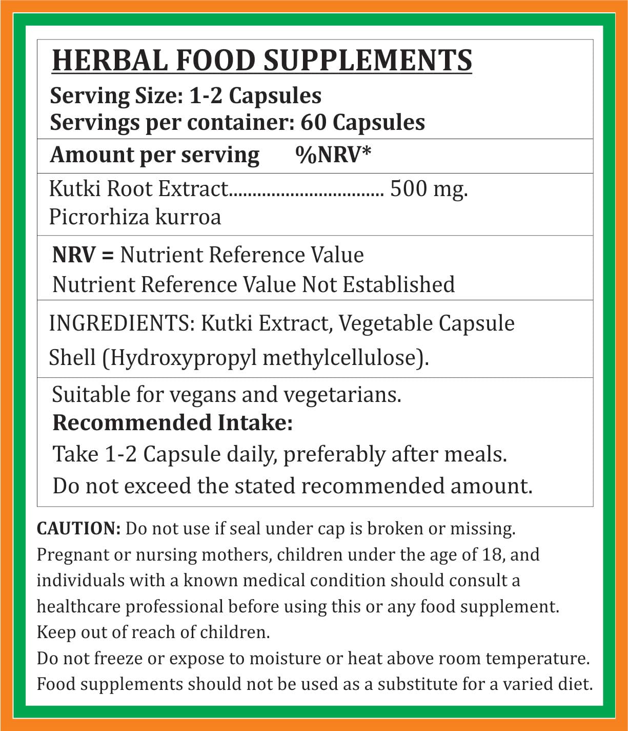 Satya Naturals Kutki Forte Capsule 500 mg 60 Capsules