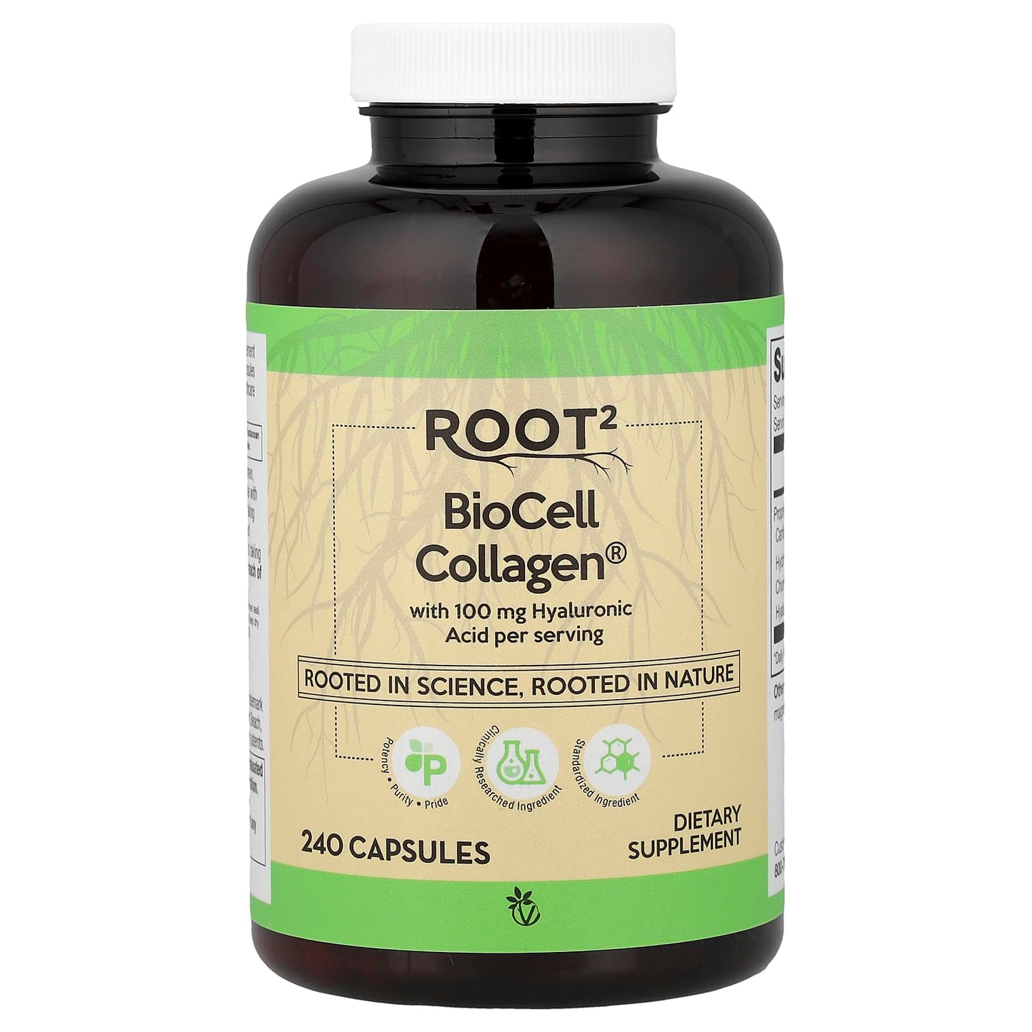 Vitacost Root2 BioCell Collagen Capsule 1 Count
