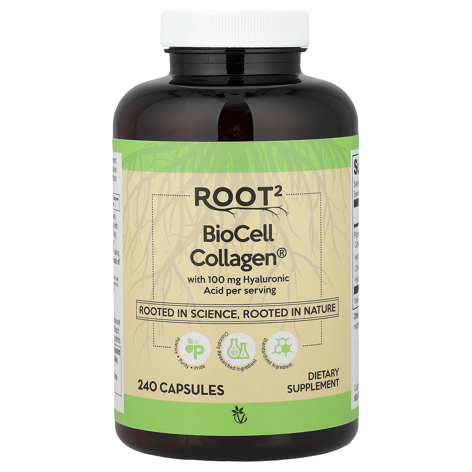 Vitacost Root2 BioCell Collagen Capsule 1 Count