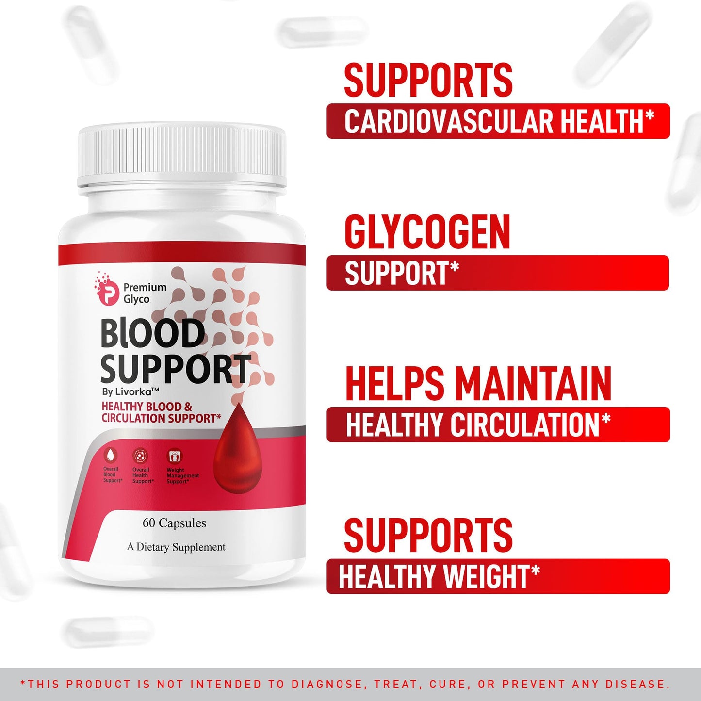 LIVORKA Premium Glyco Capsules, 180 Capsules
