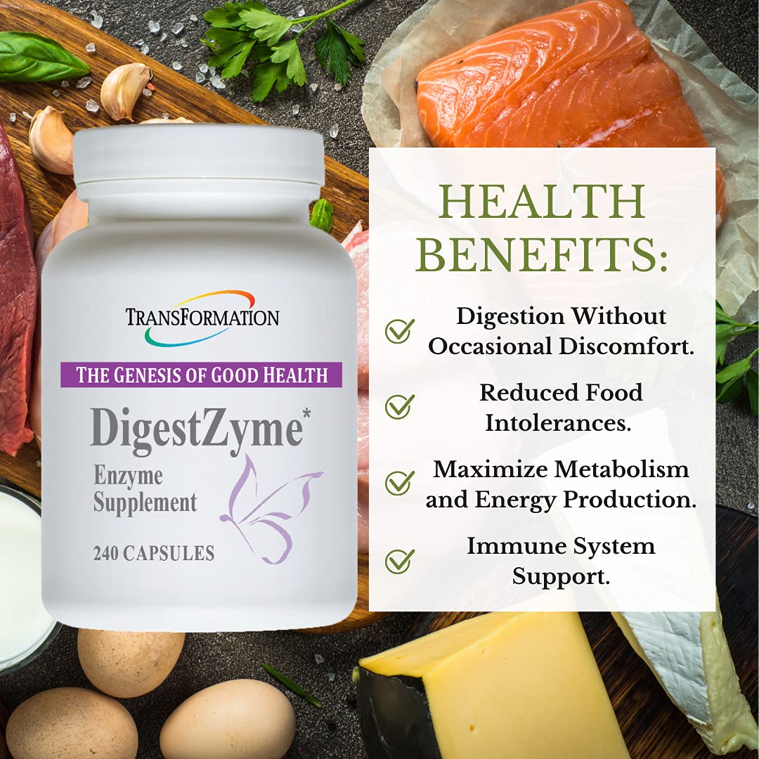 TRANSFORMATION DigestZyme Capsule 240 Count