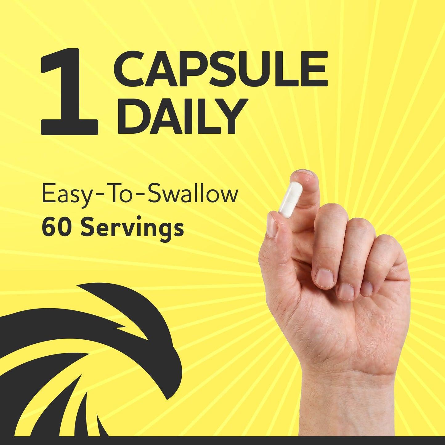 Nobi Nutrition Vitamin D3 K2 Capsule, 60 Count