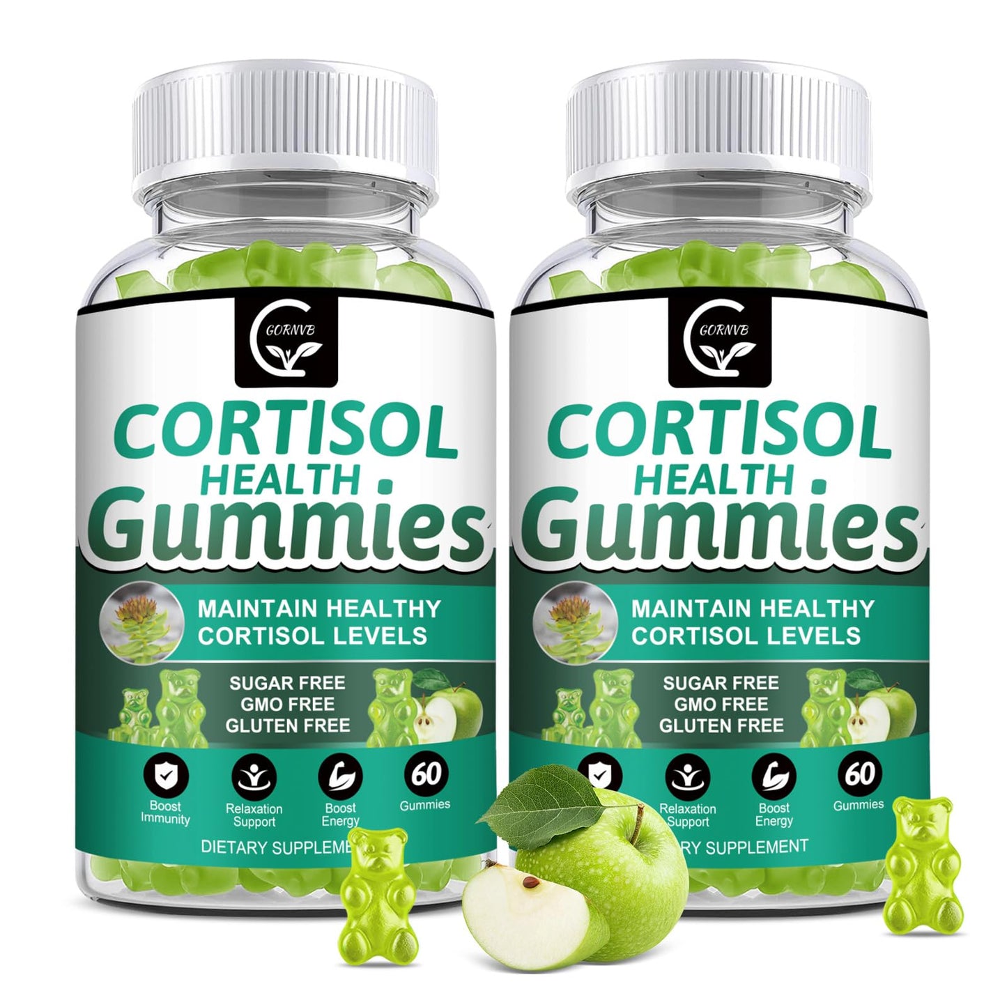 GORNVB Cortisol Gummies 120 Count