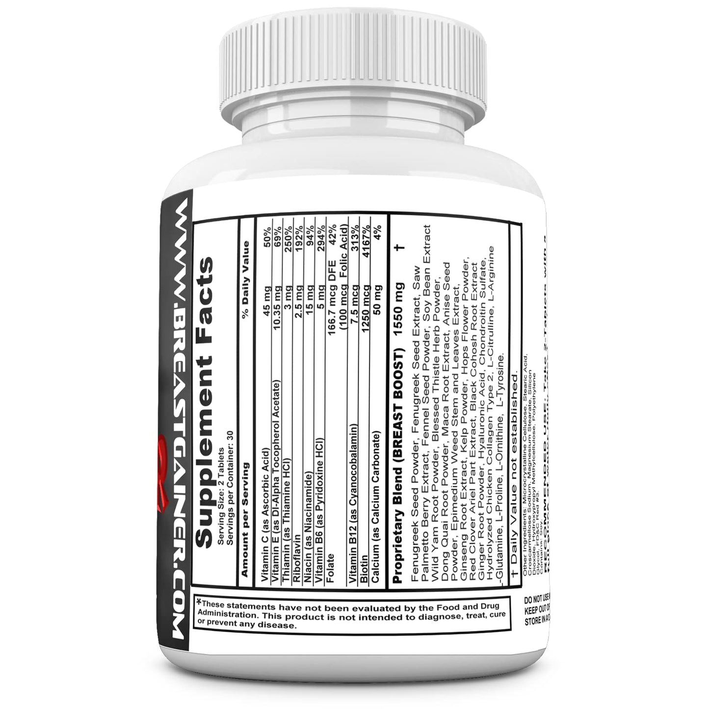 MINANATURALS Breast Gainer Women Breast Enlargement Pills – Bust Enhancement for Fuller & Firm Bust, 60 Tablets