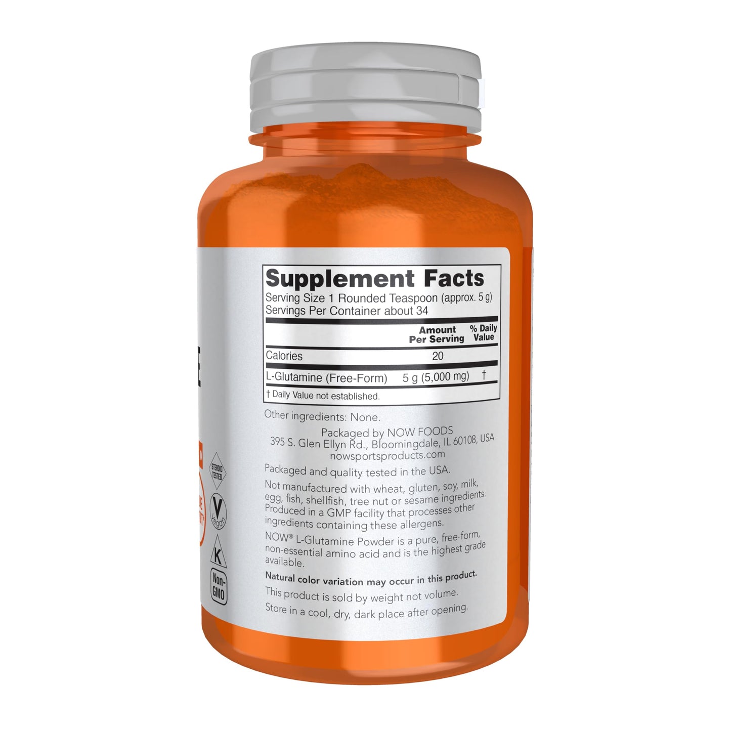 NOW Foods L-Glutamine Pure Powder 6 oz