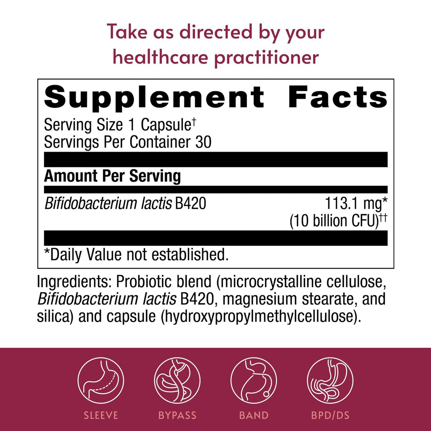 Bariatric Advantage FloraVantage Control Capsules 30 Count