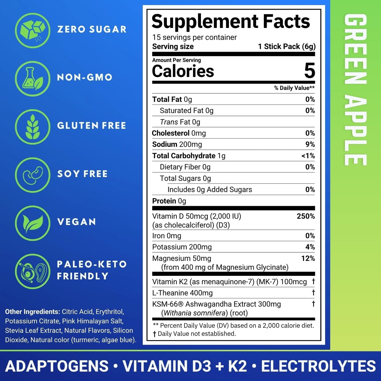 Muscle I.V. Magnesium Glycinate Electrolyte Powder, 3.17 Ounce