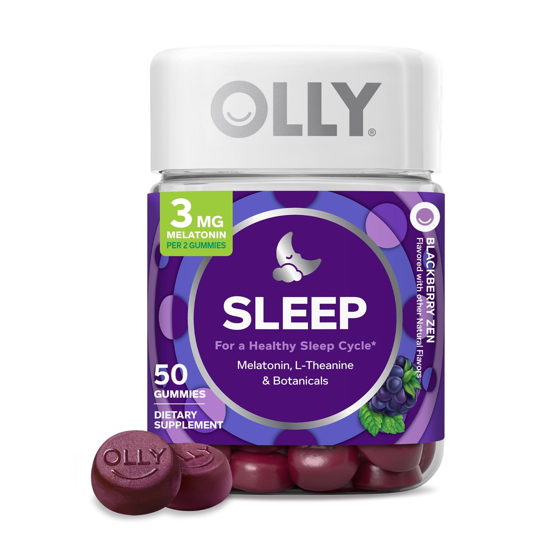 OLLY Sleep Support Gummy Supplement 50 Count