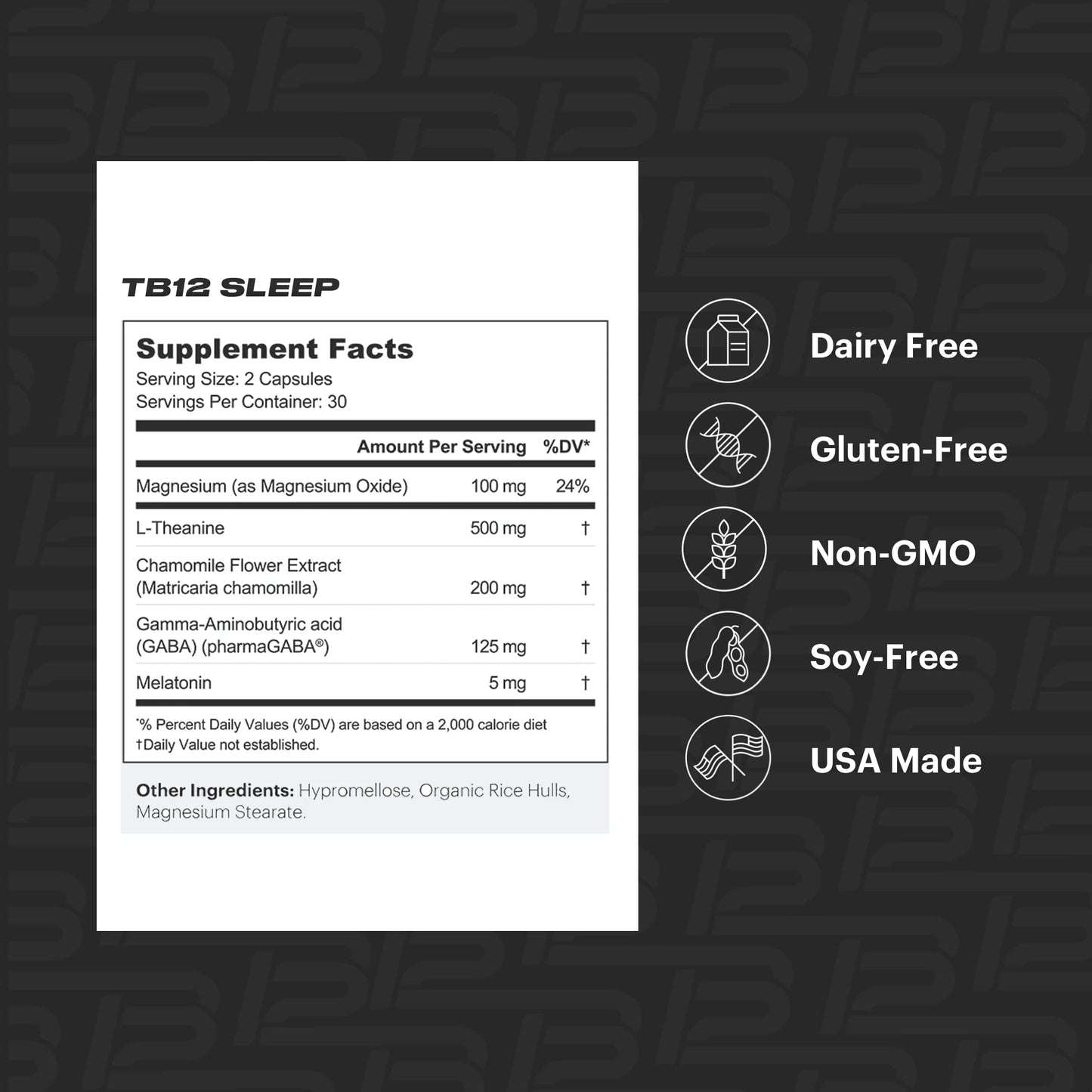 TB12 Sleep Capsule 60 Count