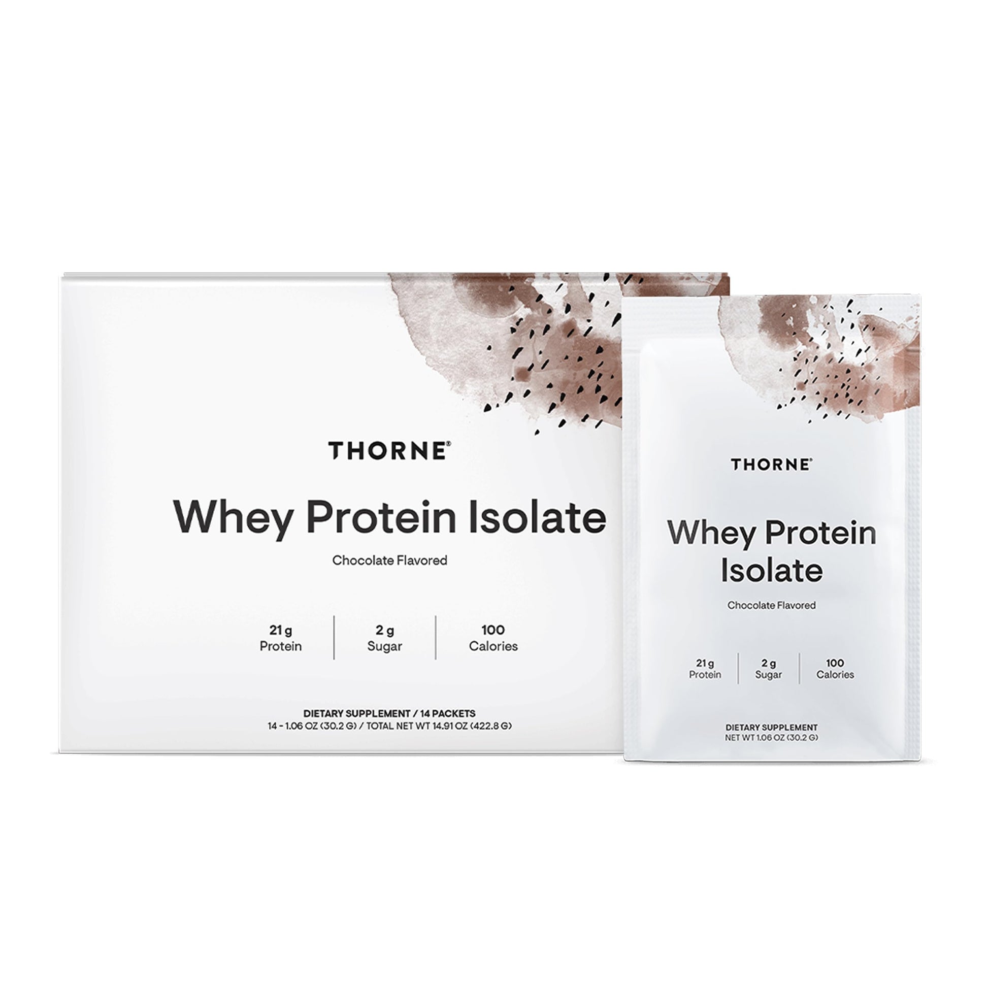 THORNE Whey Protein Isolate, Balanced Amino Acids Profile, 14 Packets