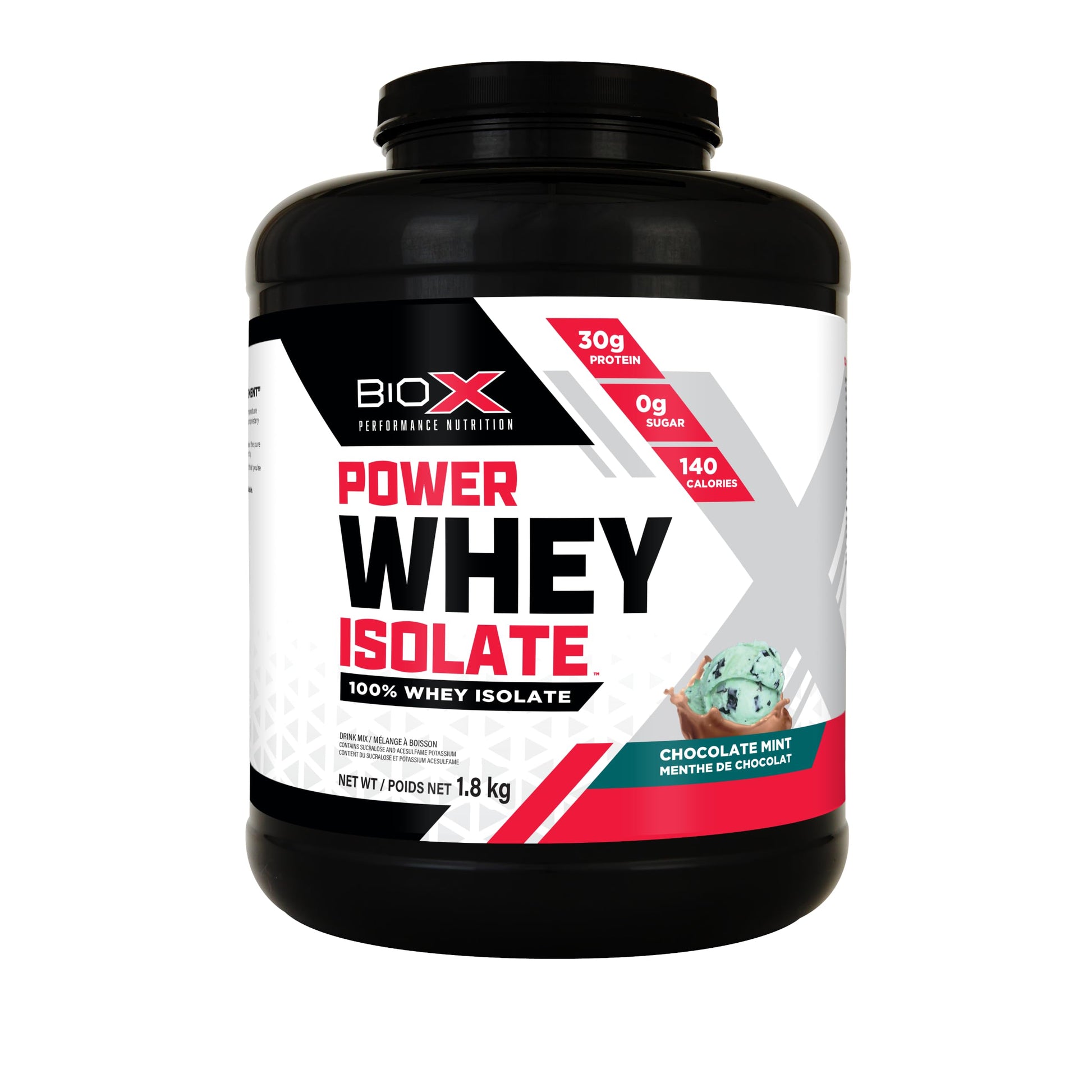 BIOX PERFORMANCE NUTRITION BioX Power Whey Isolate Protein Powder, 64 Servings