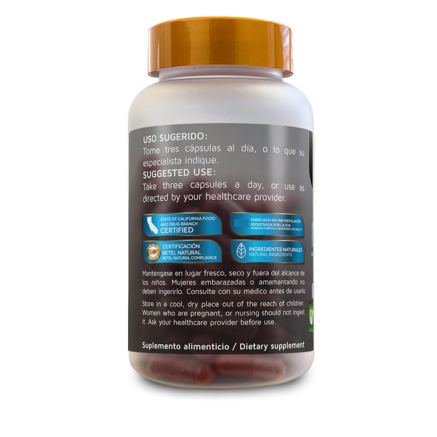 Betel Natural Resveratrol Reforzado 100,000 mcg Capsule, 1 Count