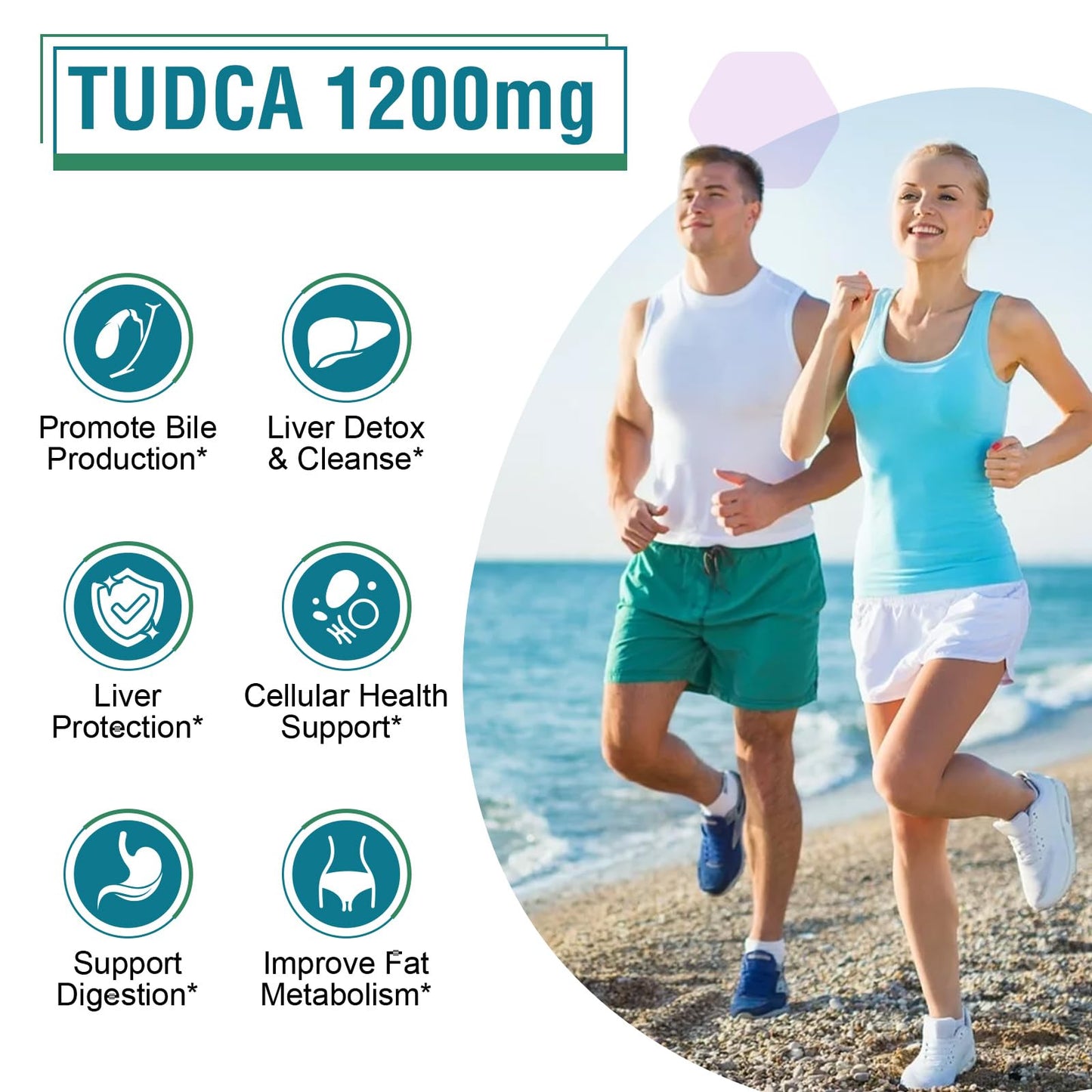 Zingicin TUDCA Supplement 1200mg Capsule 60 Count