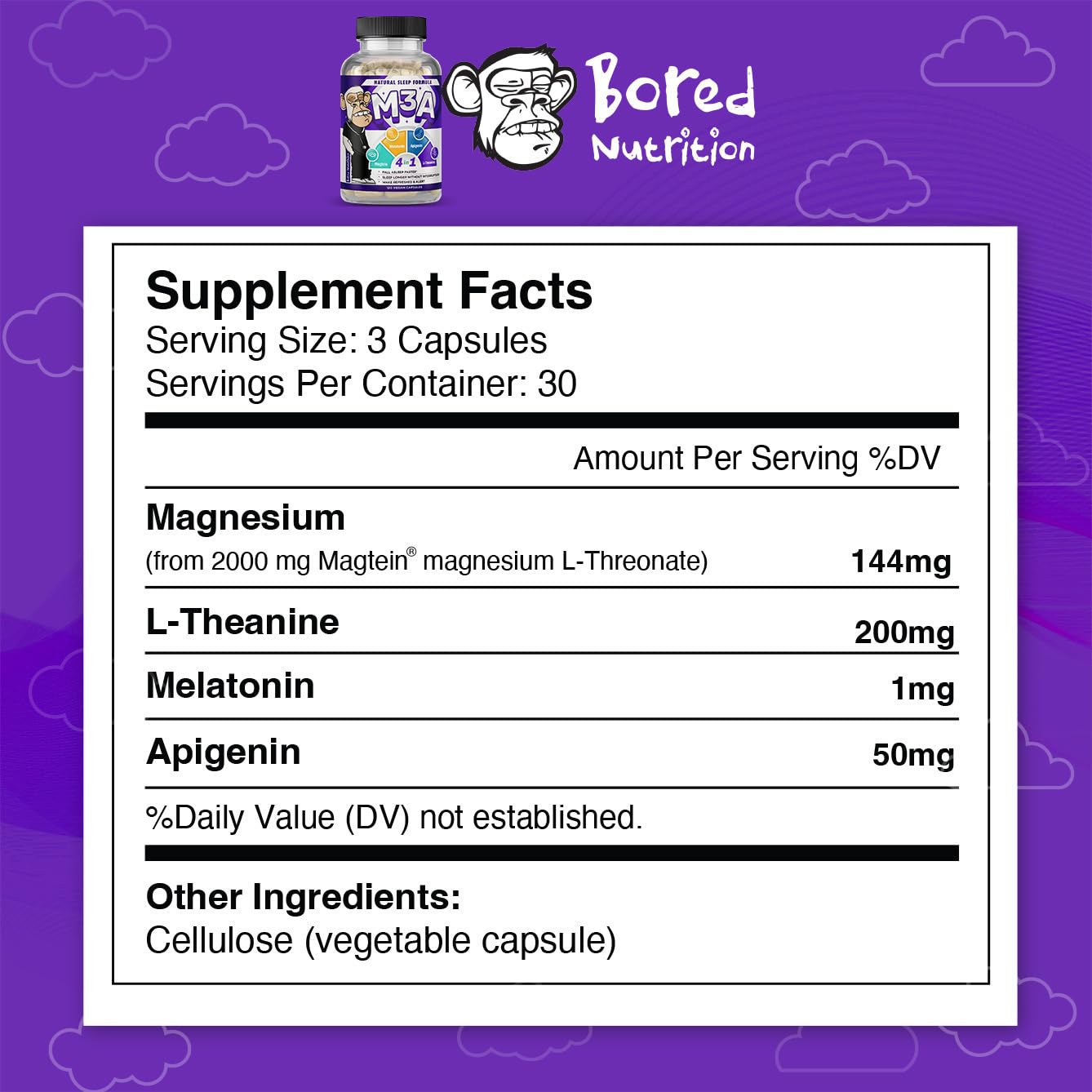 GINSPIRE NUTRITION M3A Sleep Support Capsule, 1 Capsule