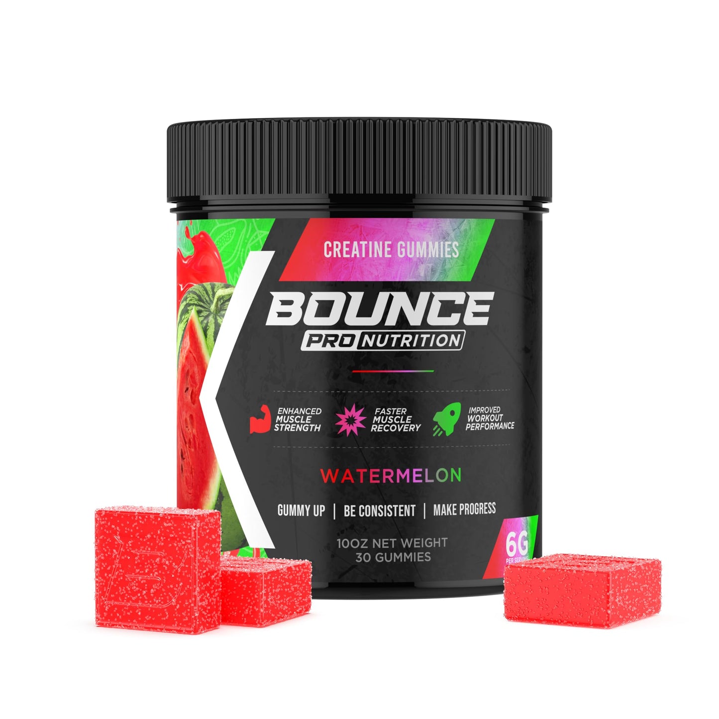 Bounce Pro Creatine Monohydrate Gummies 30 Count