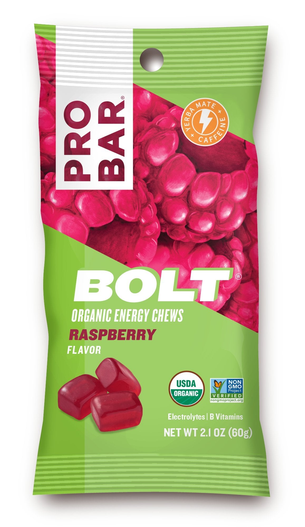 PROBAR Bolt Organic Energy Chews Raspberry Chewables 25.2 oz