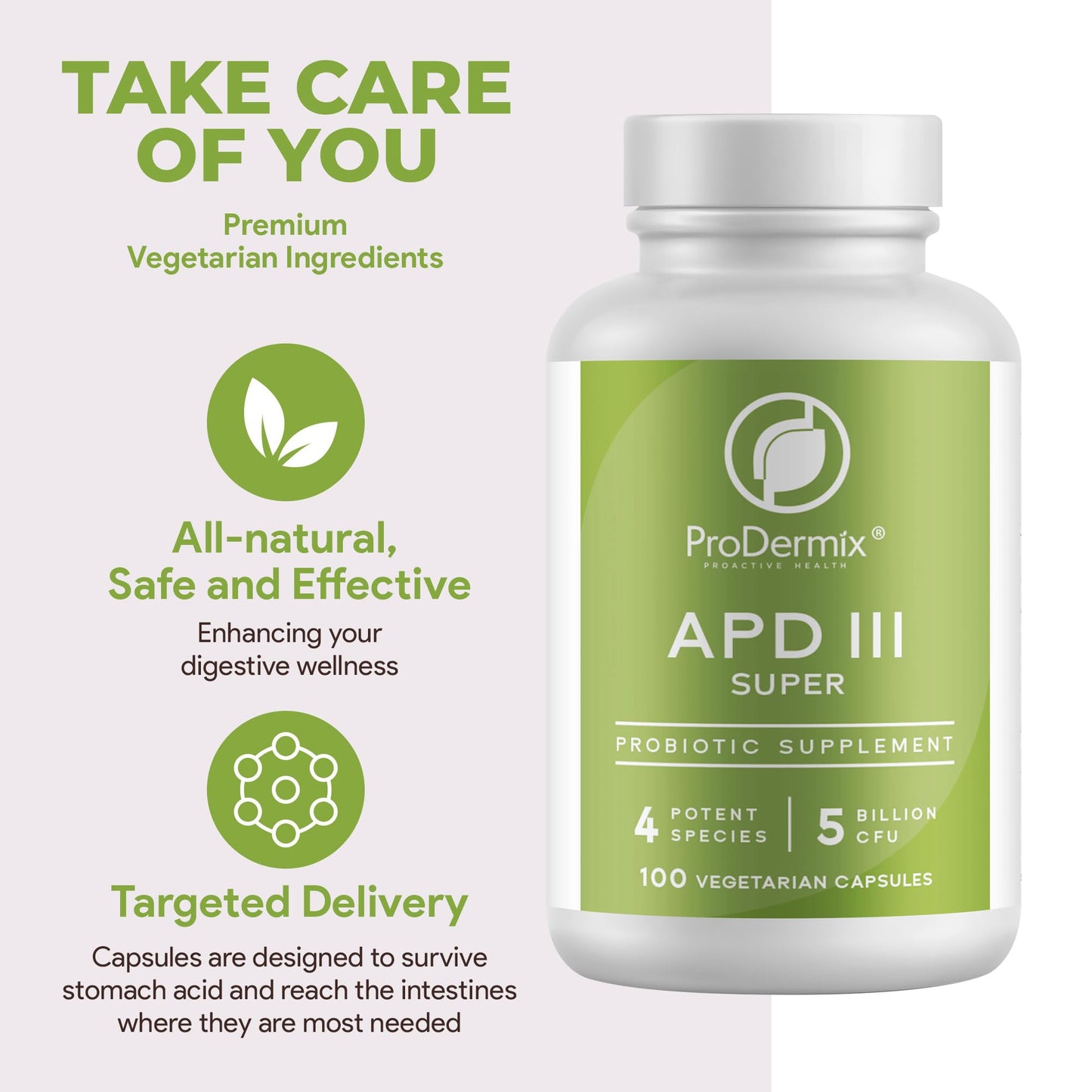 PRODERMIX APD III Probiotic Supplement Capsule 100