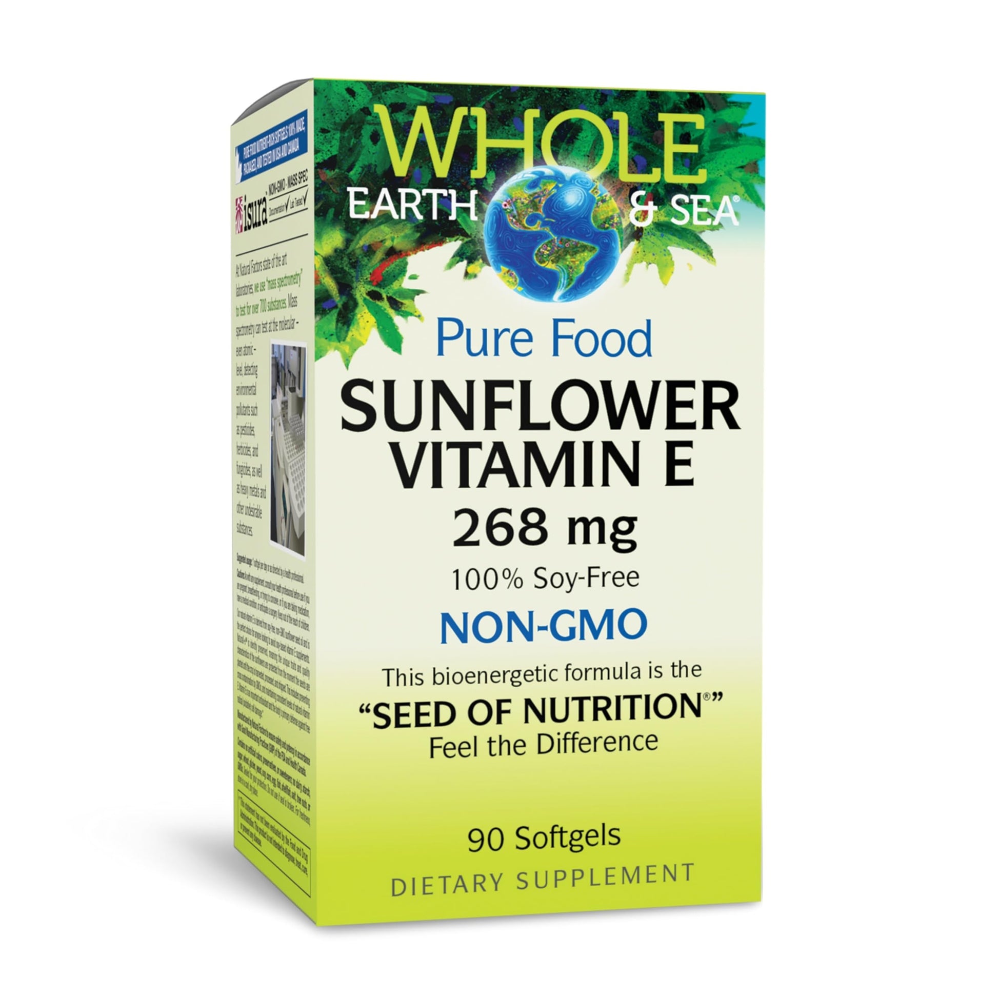 Natural Factors Sunflower Vitamin E Softgels 90 Count