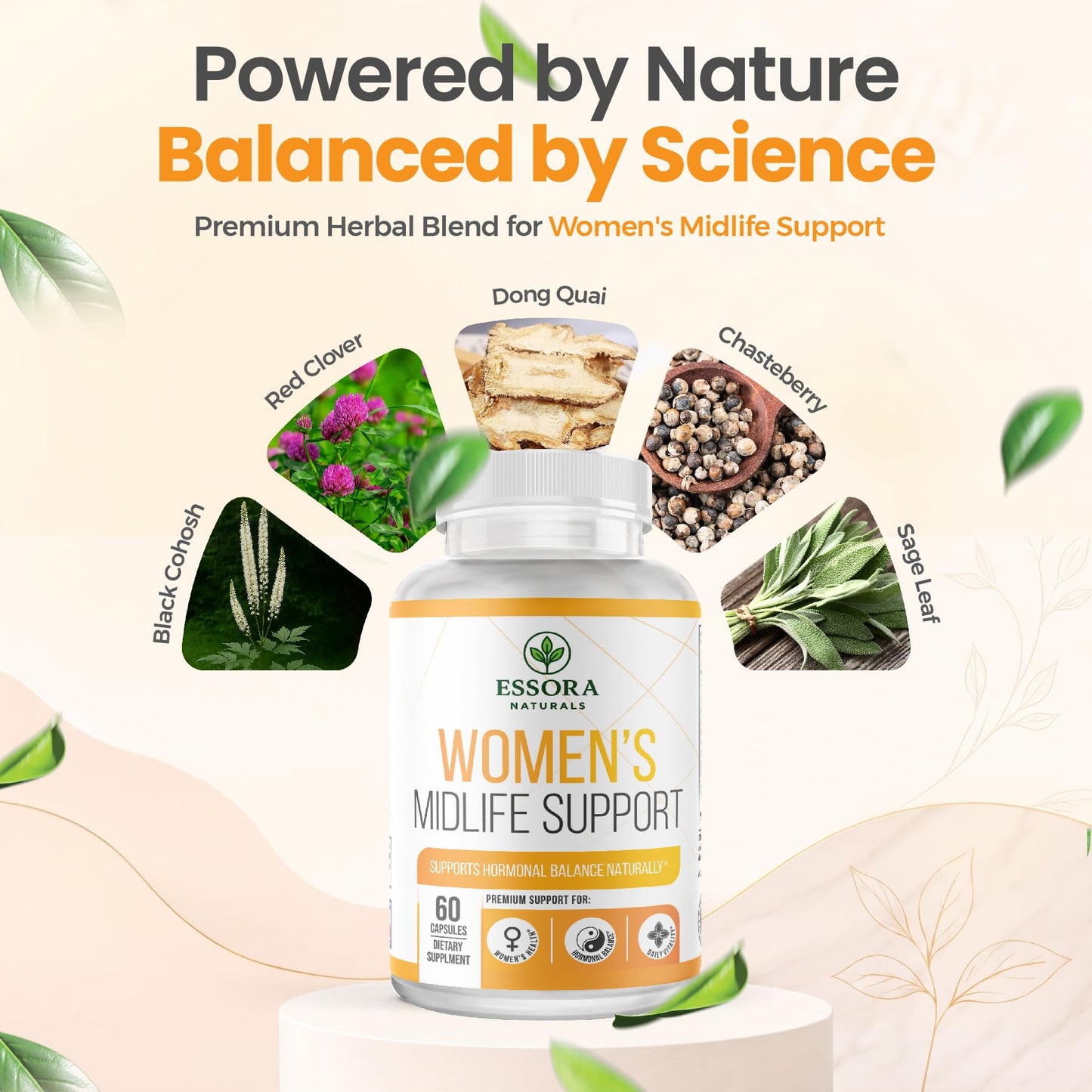 Essora Naturals Women's Support Herbal Blend 1 Capsule