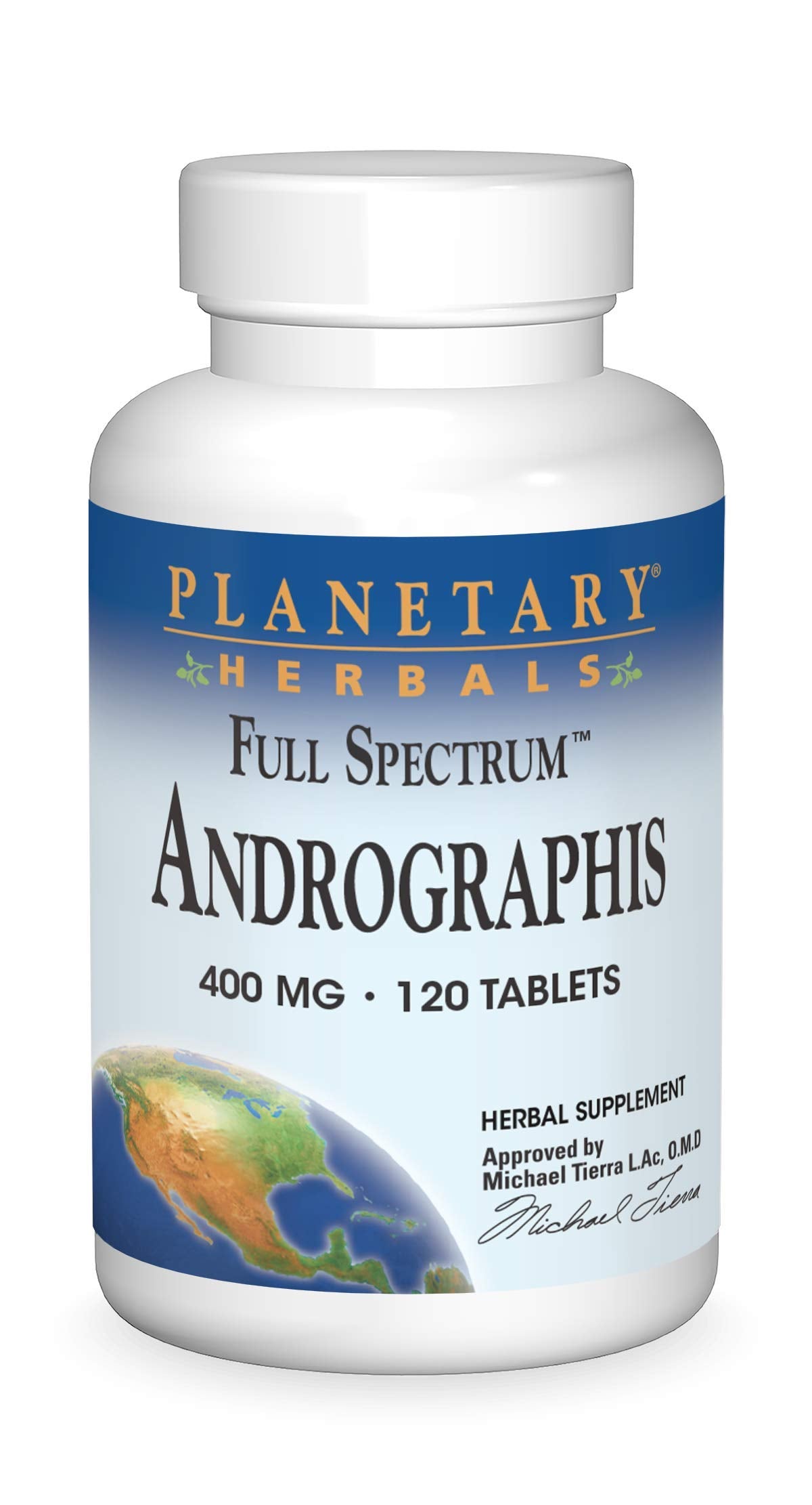 Planetary Herbals Full Spectrum Andrographis 400mg Tablet, 120 Tablets