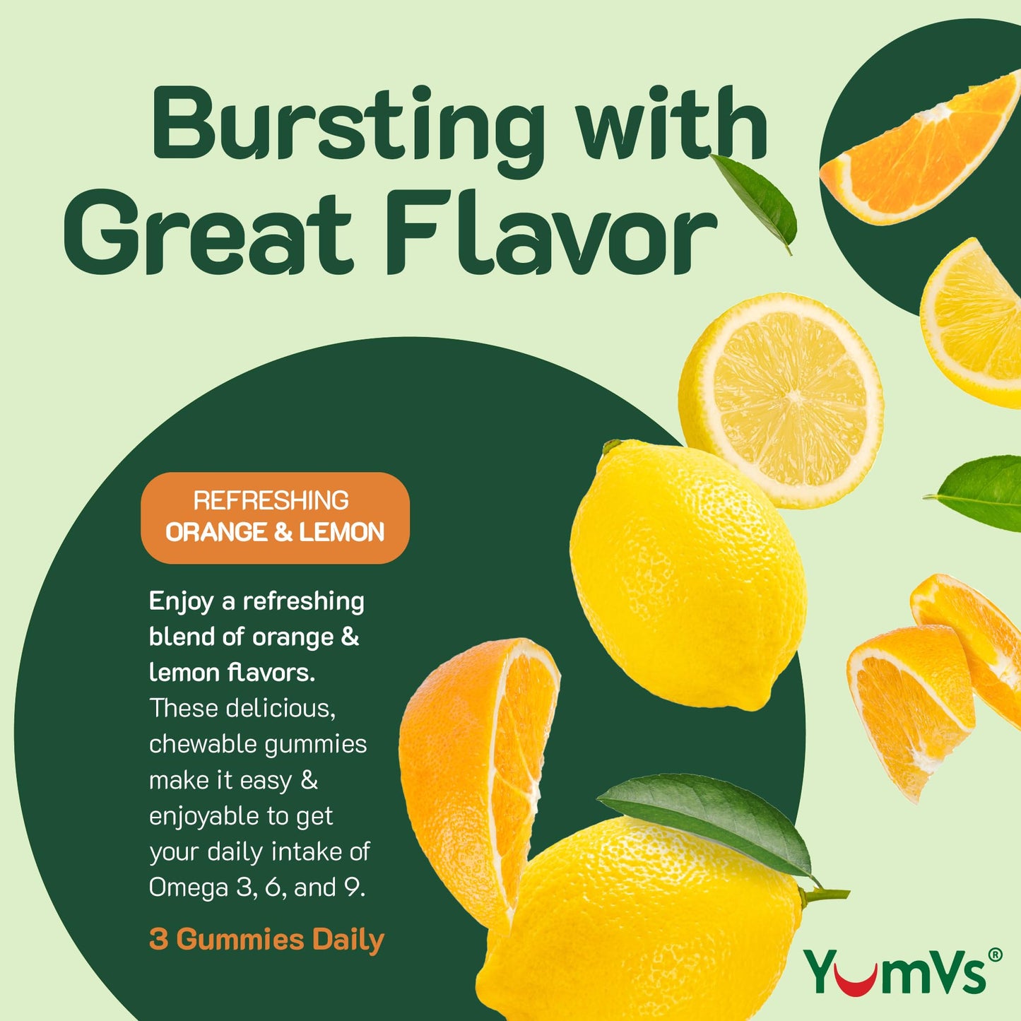 YUM-V'S Vegan Omega-3 Supplement Gummies 90